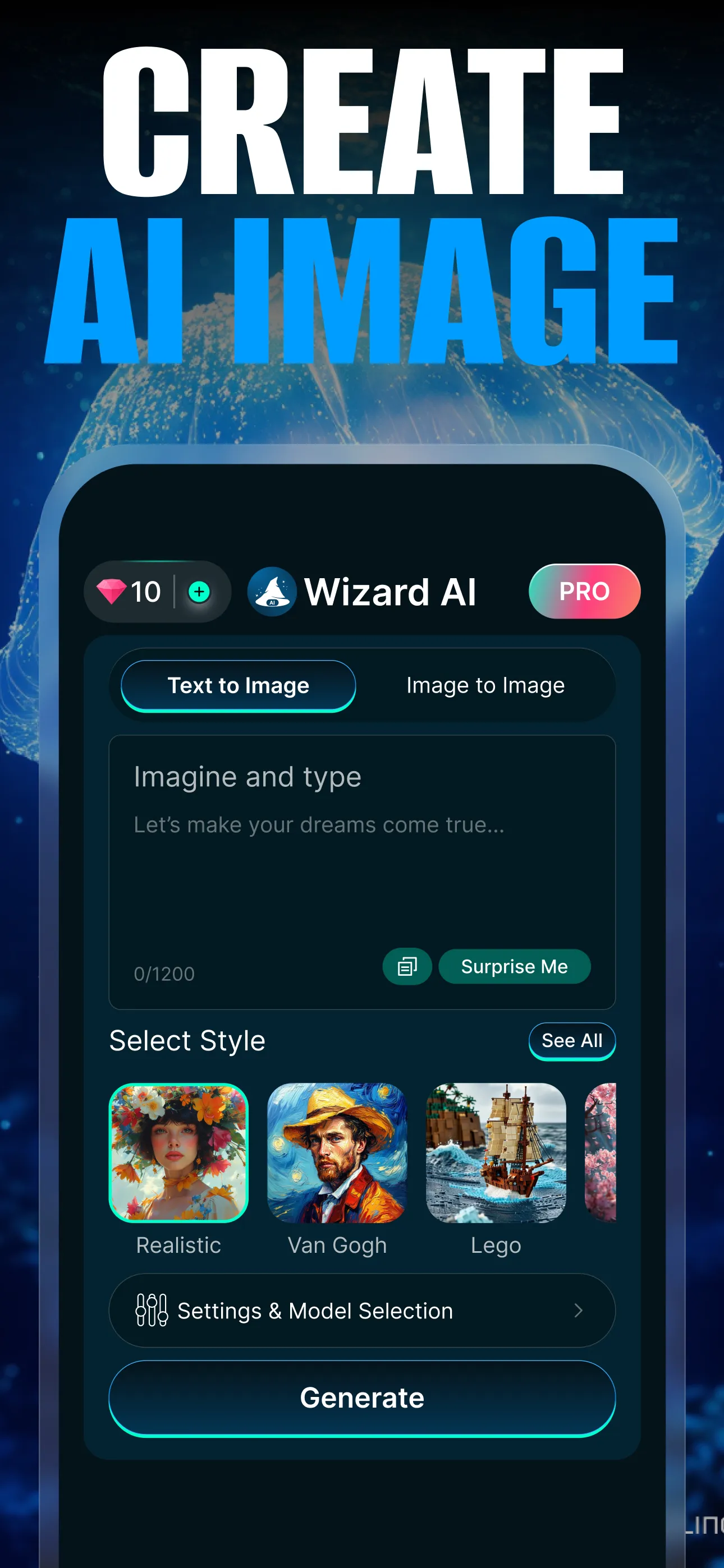 Wizard: AI Photos & AI Filters | Indus Appstore | Screenshot