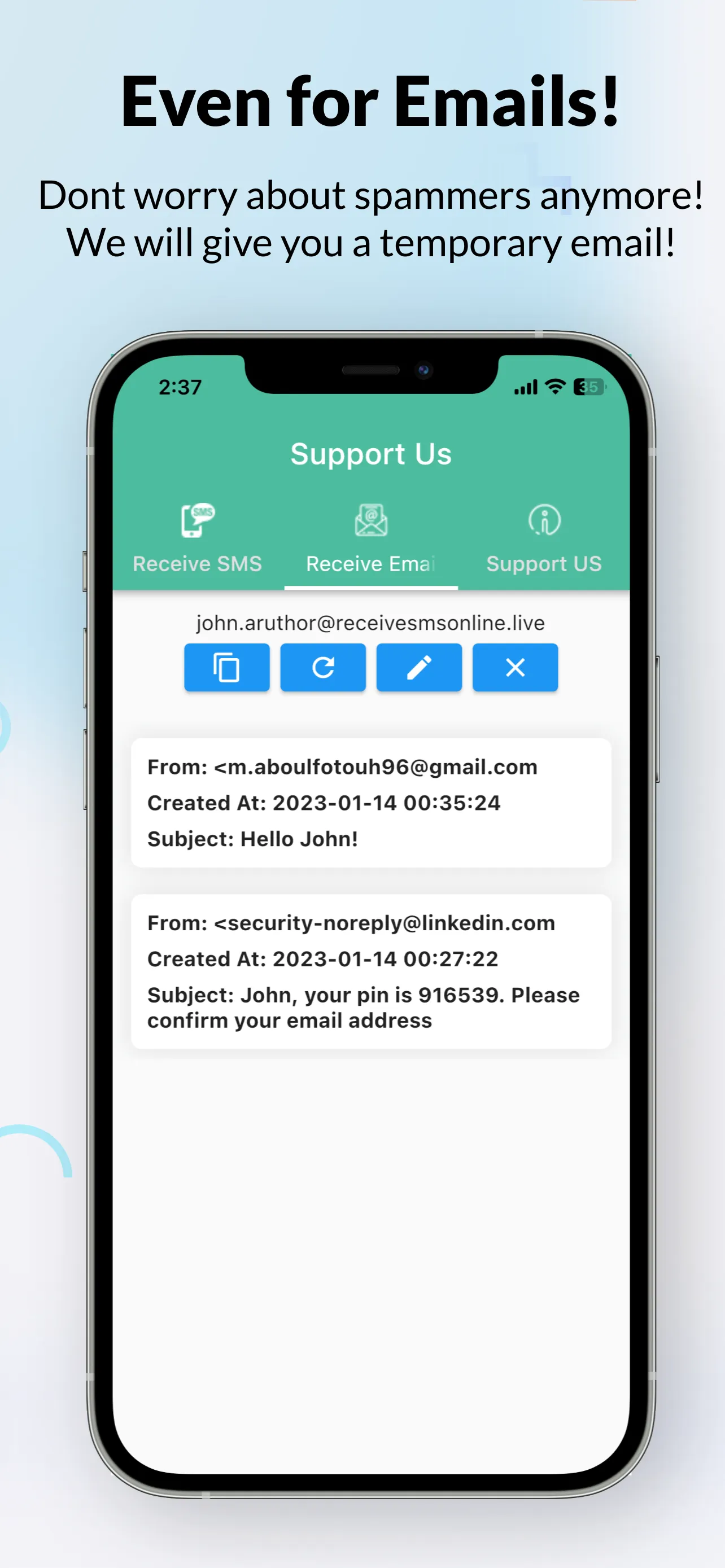 Receive SMS Online | Indus Appstore | Screenshot