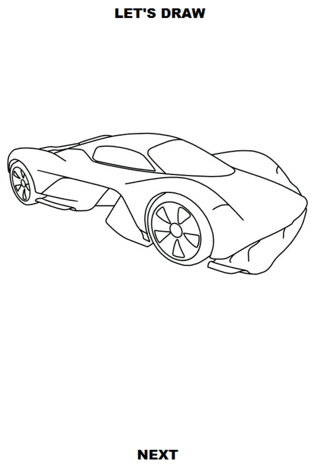 Draw Cars: Hypercar | Indus Appstore | Screenshot