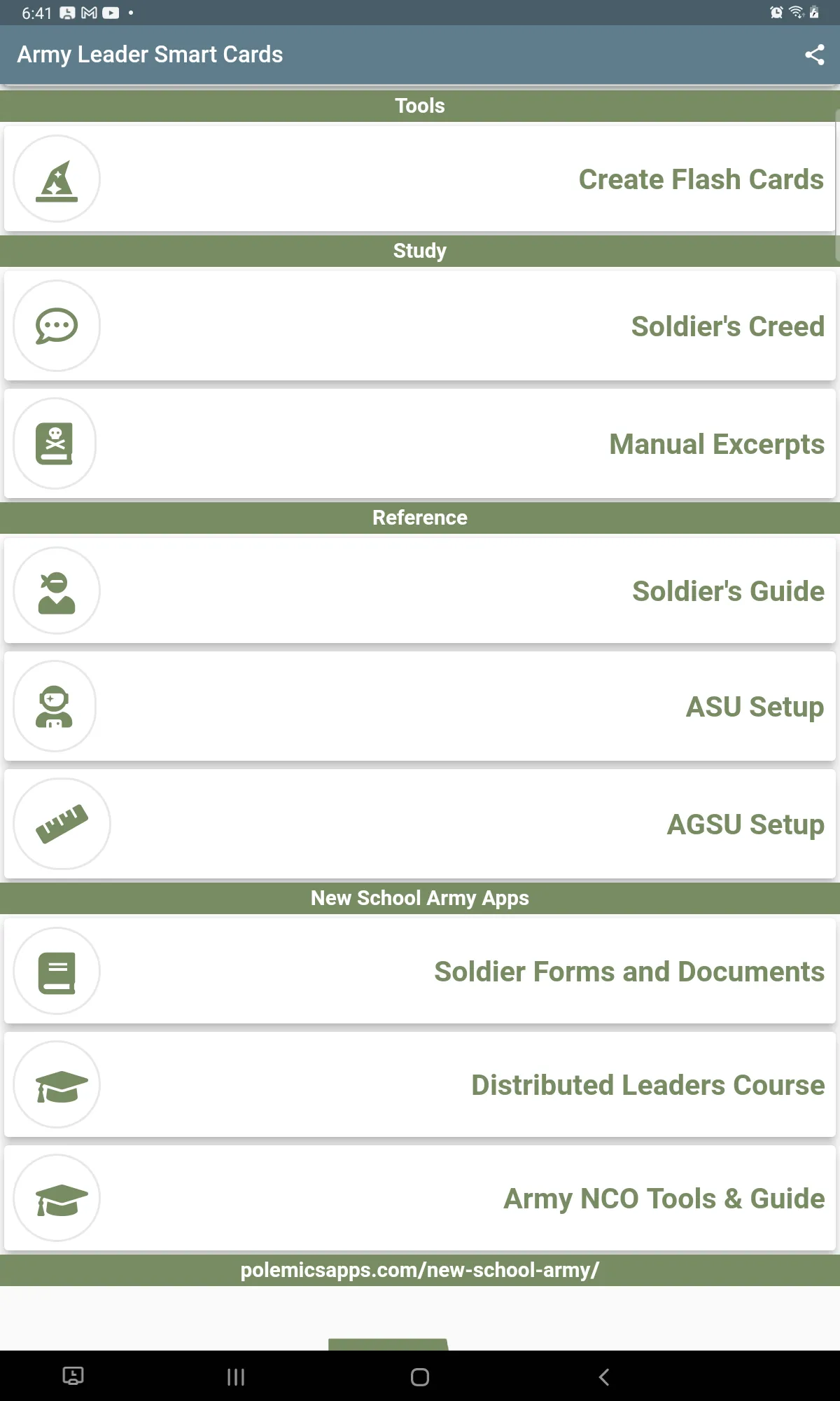 Army Leader Smart Cards | Indus Appstore | Screenshot