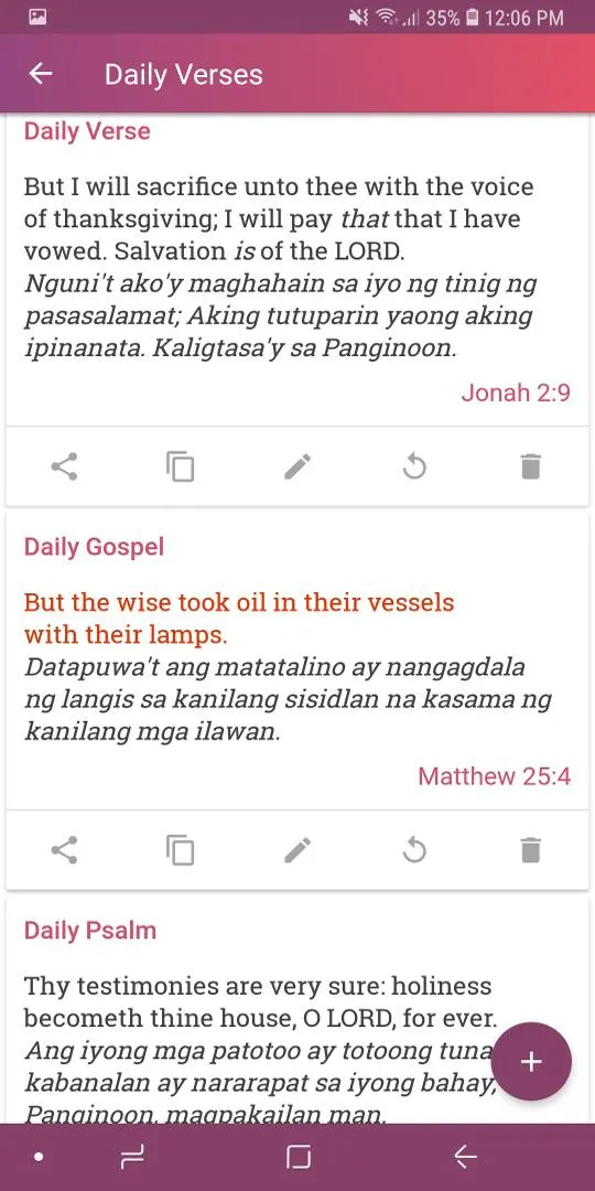 English Tagalog Bible Offline | Indus Appstore | Screenshot