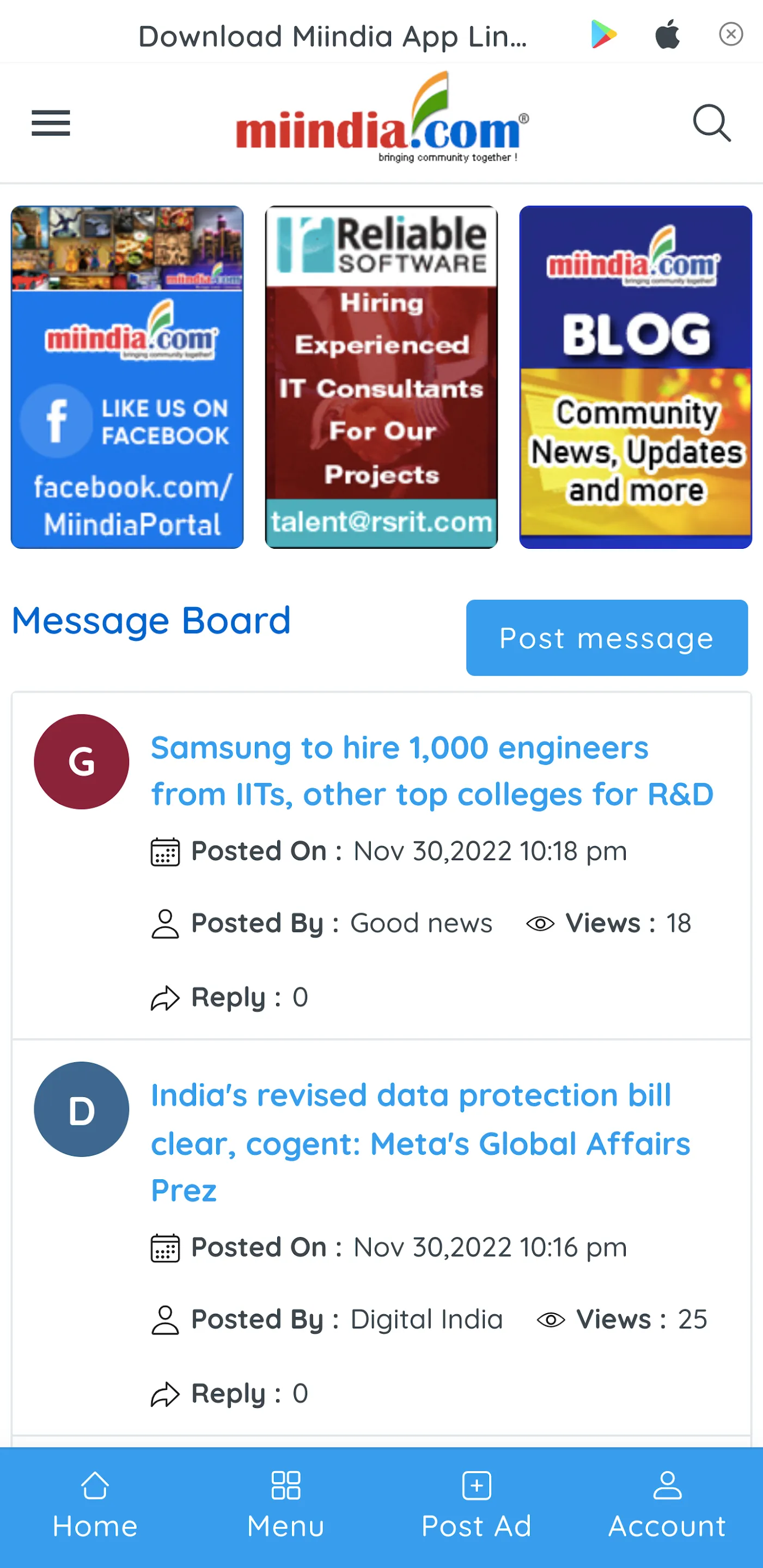 Miindia | Indus Appstore | Screenshot