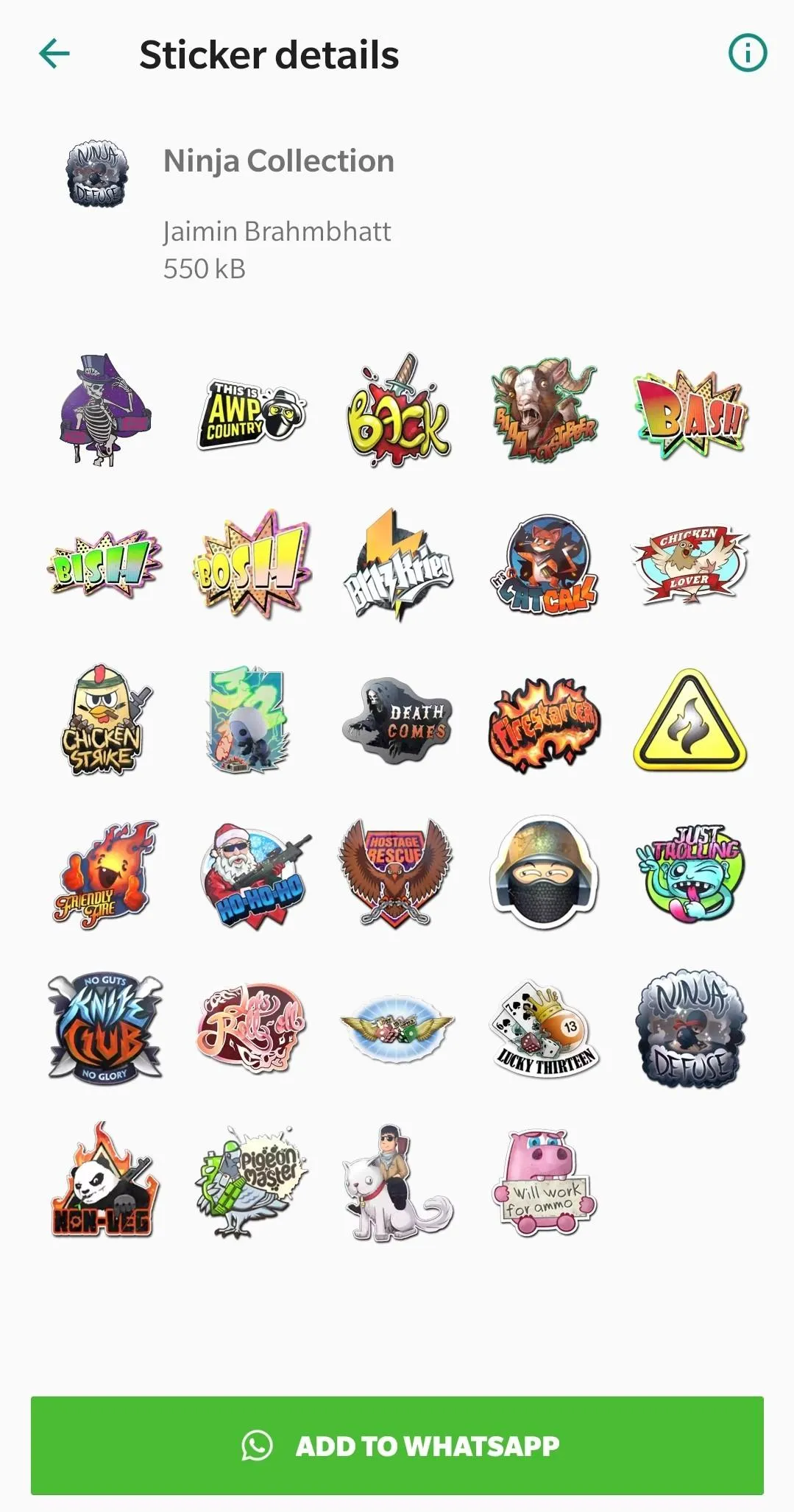 Counter Sticker WAStickerApps | Indus Appstore | Screenshot