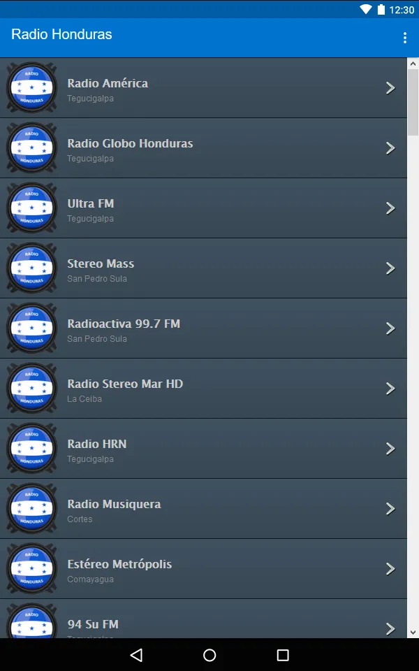 Radio Honduras | Indus Appstore | Screenshot