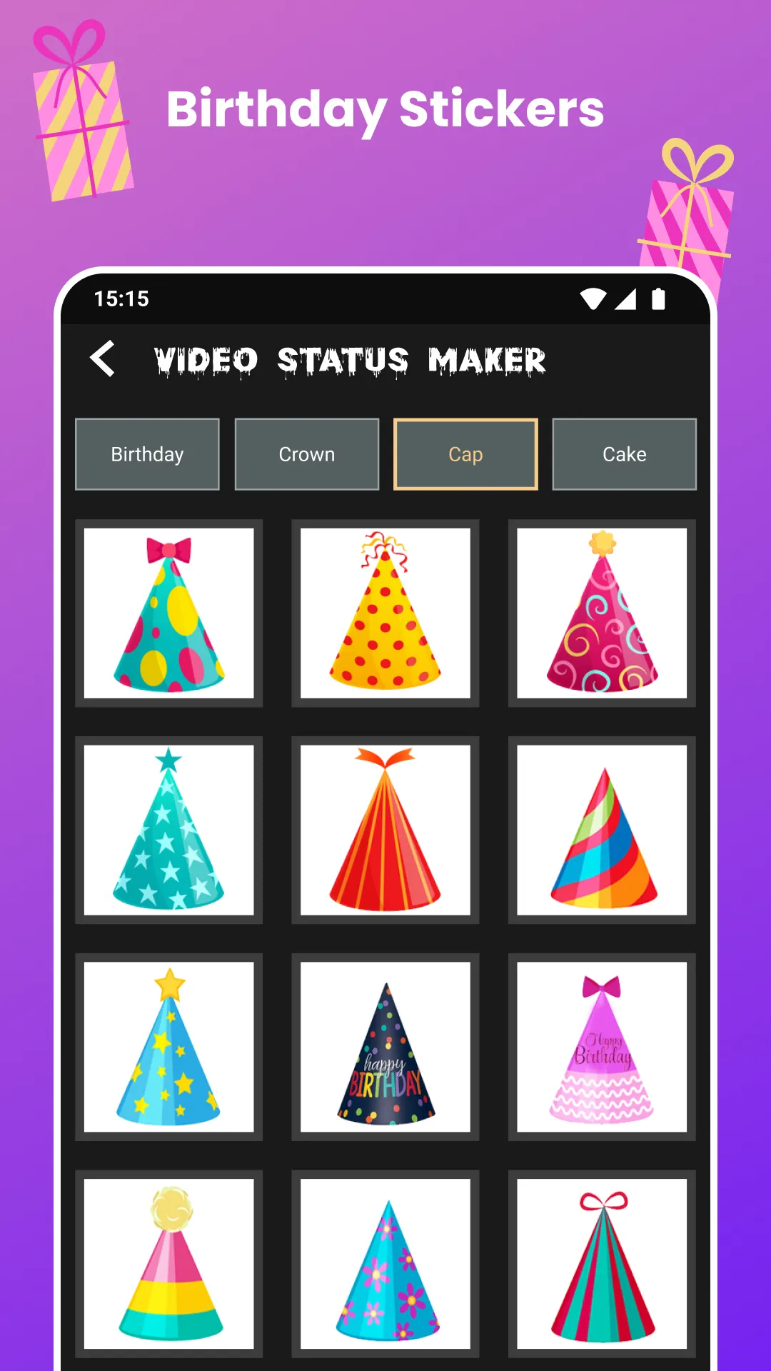 Birthday Video Maker 2025 | Indus Appstore | Screenshot