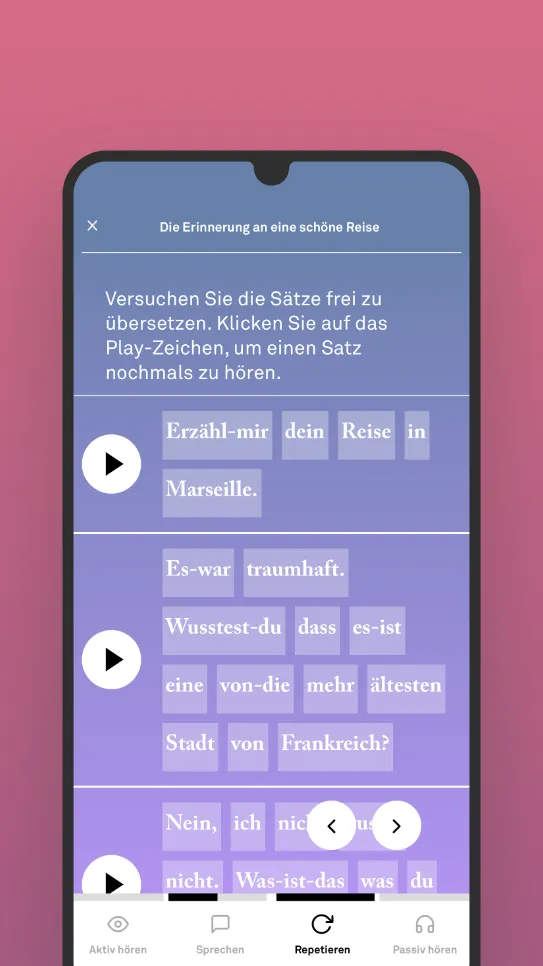 Birlingo Sprachkurse | Indus Appstore | Screenshot