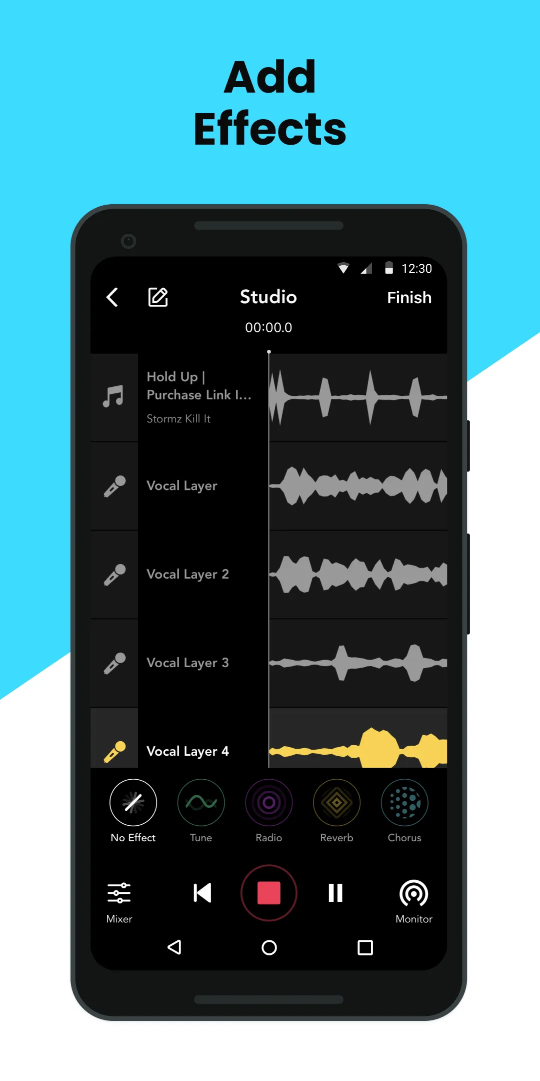 Rapchat: Music Studio Recorder | Indus Appstore | Screenshot