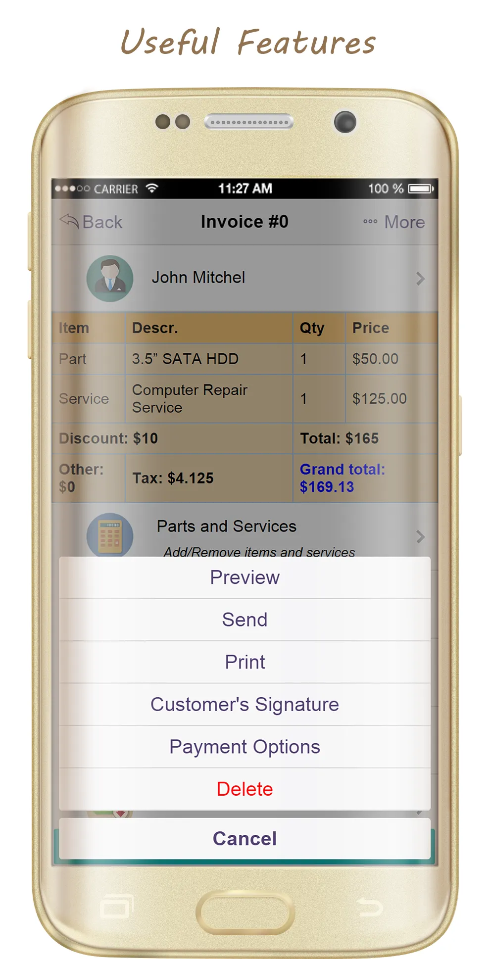 Invoices & Estimates | Indus Appstore | Screenshot