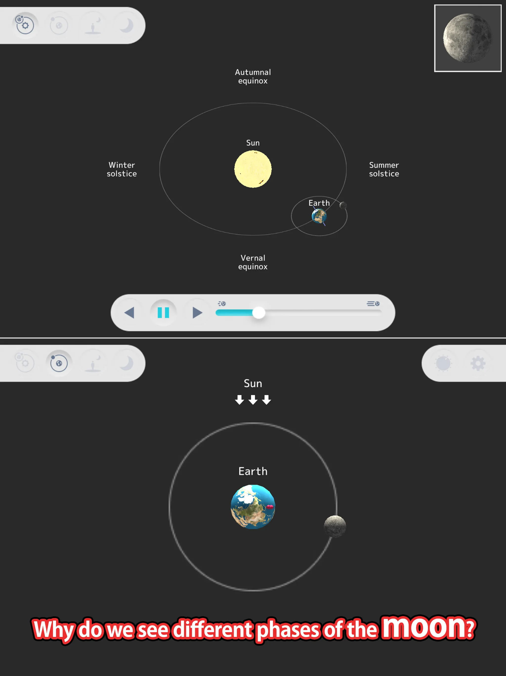 Moon phases assist | Indus Appstore | Screenshot