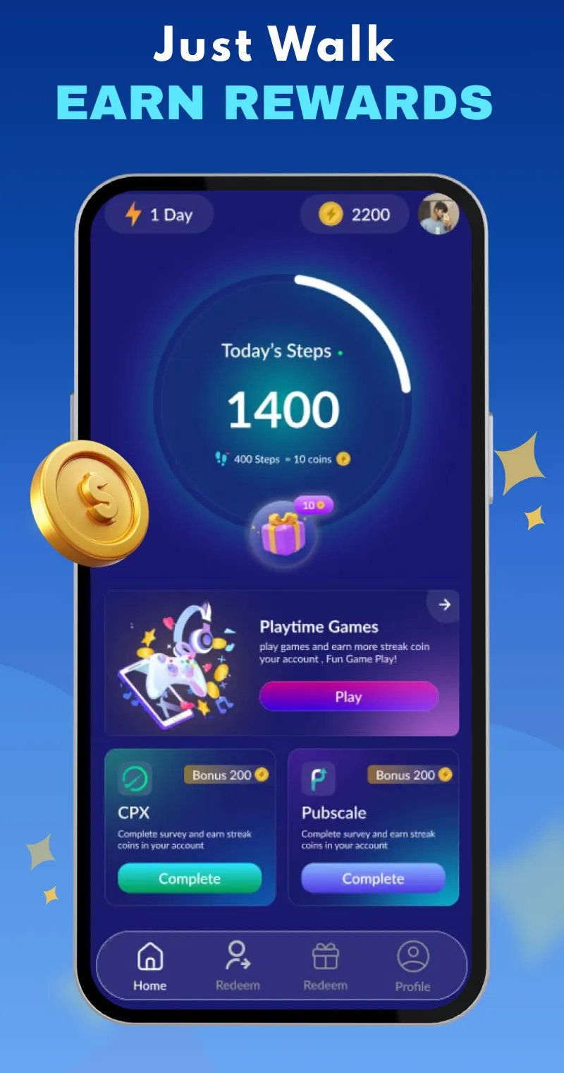 Step Master - Get Paid To Walk | Indus Appstore | Screenshot