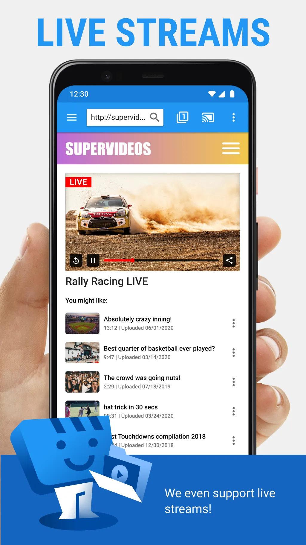 Web Video Cast | Browser to TV | Indus Appstore | Screenshot