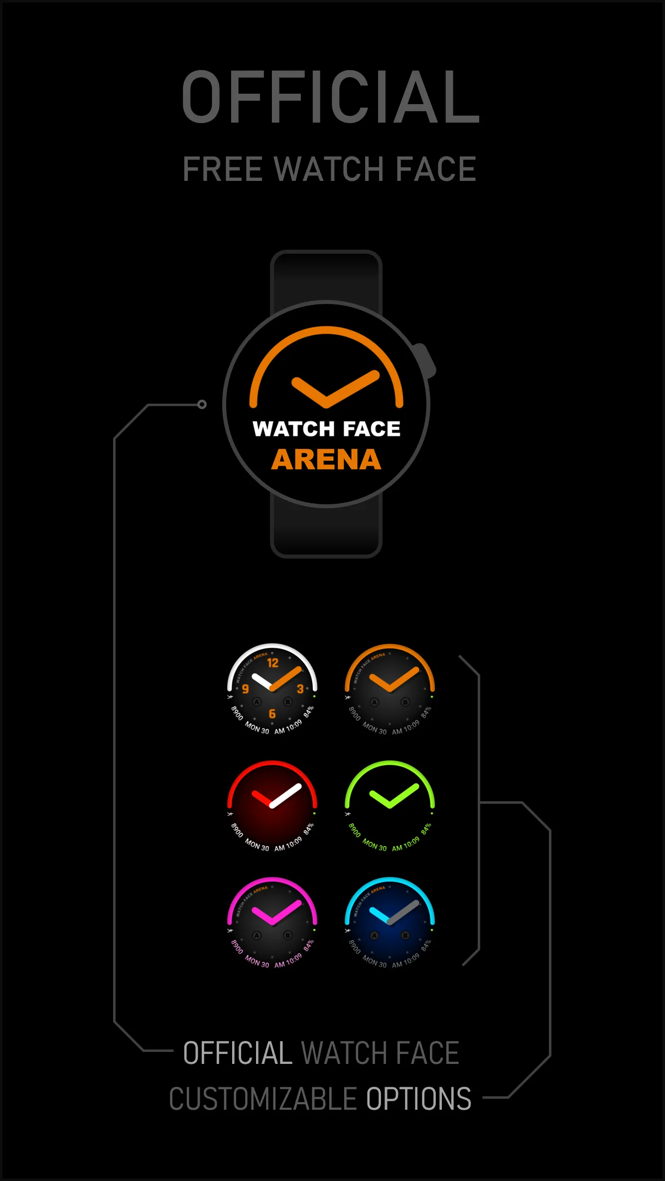 WATCH FACE ARENA | Indus Appstore | Screenshot