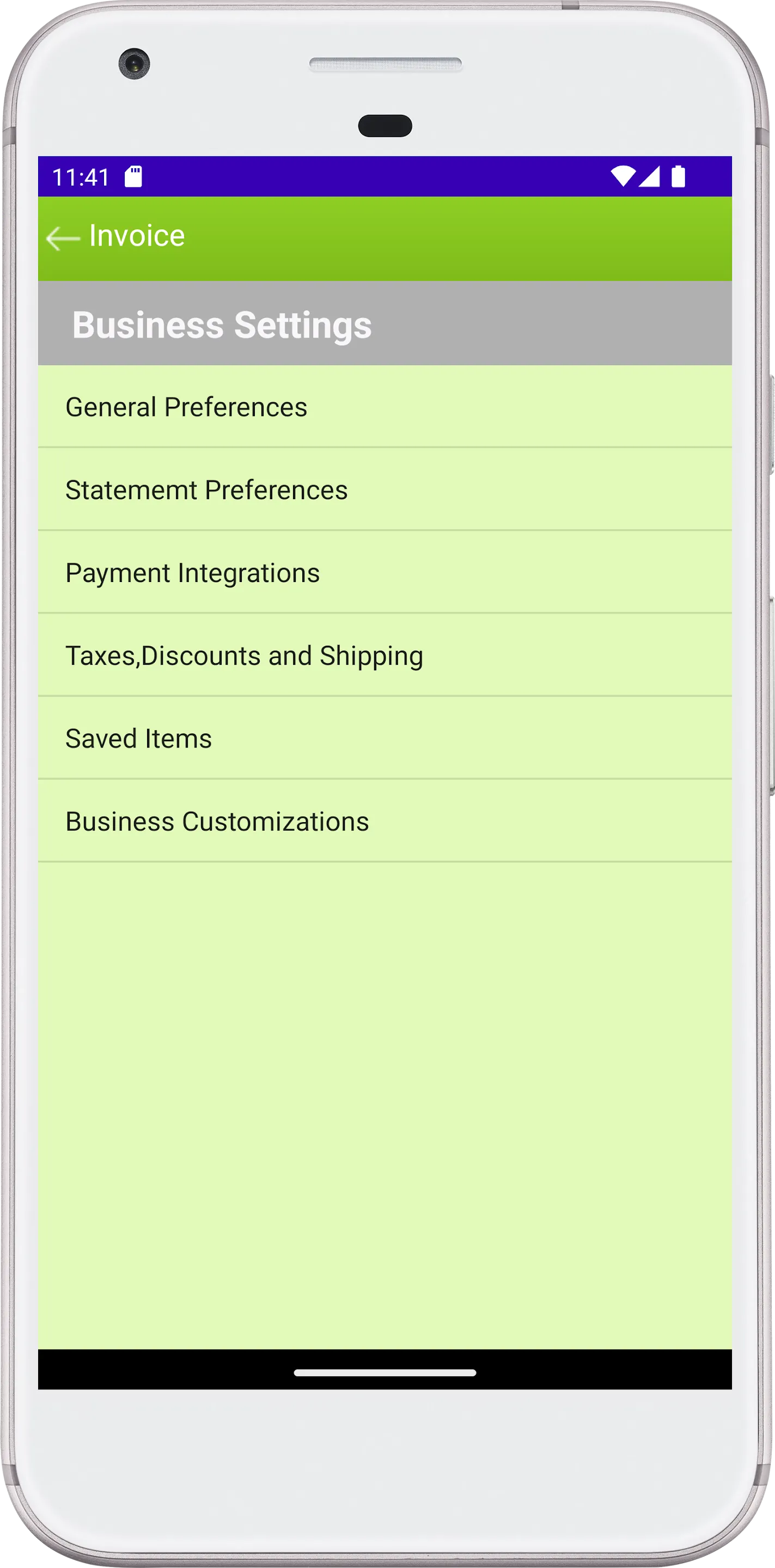 Invoice Template | Indus Appstore | Screenshot