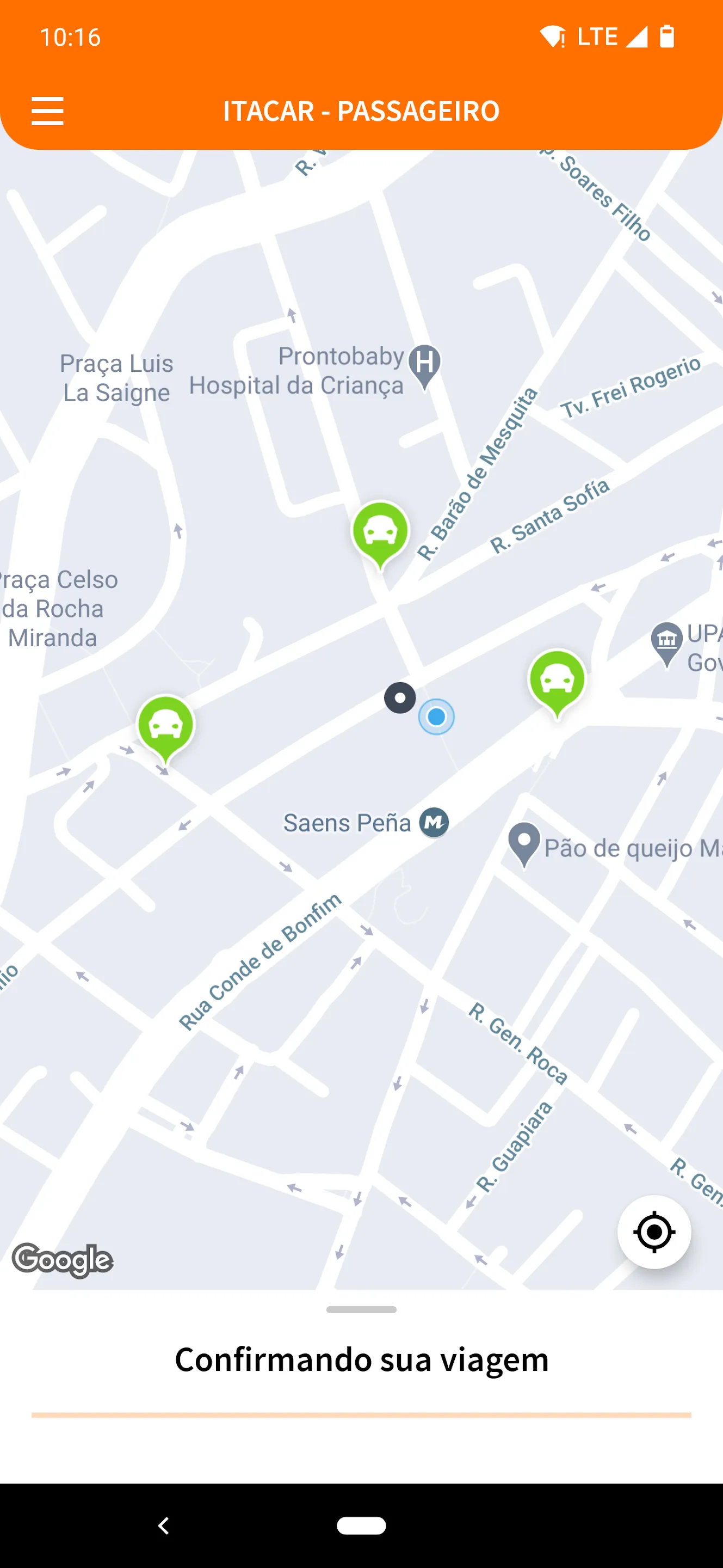 ItaCar - Passageiro | Indus Appstore | Screenshot