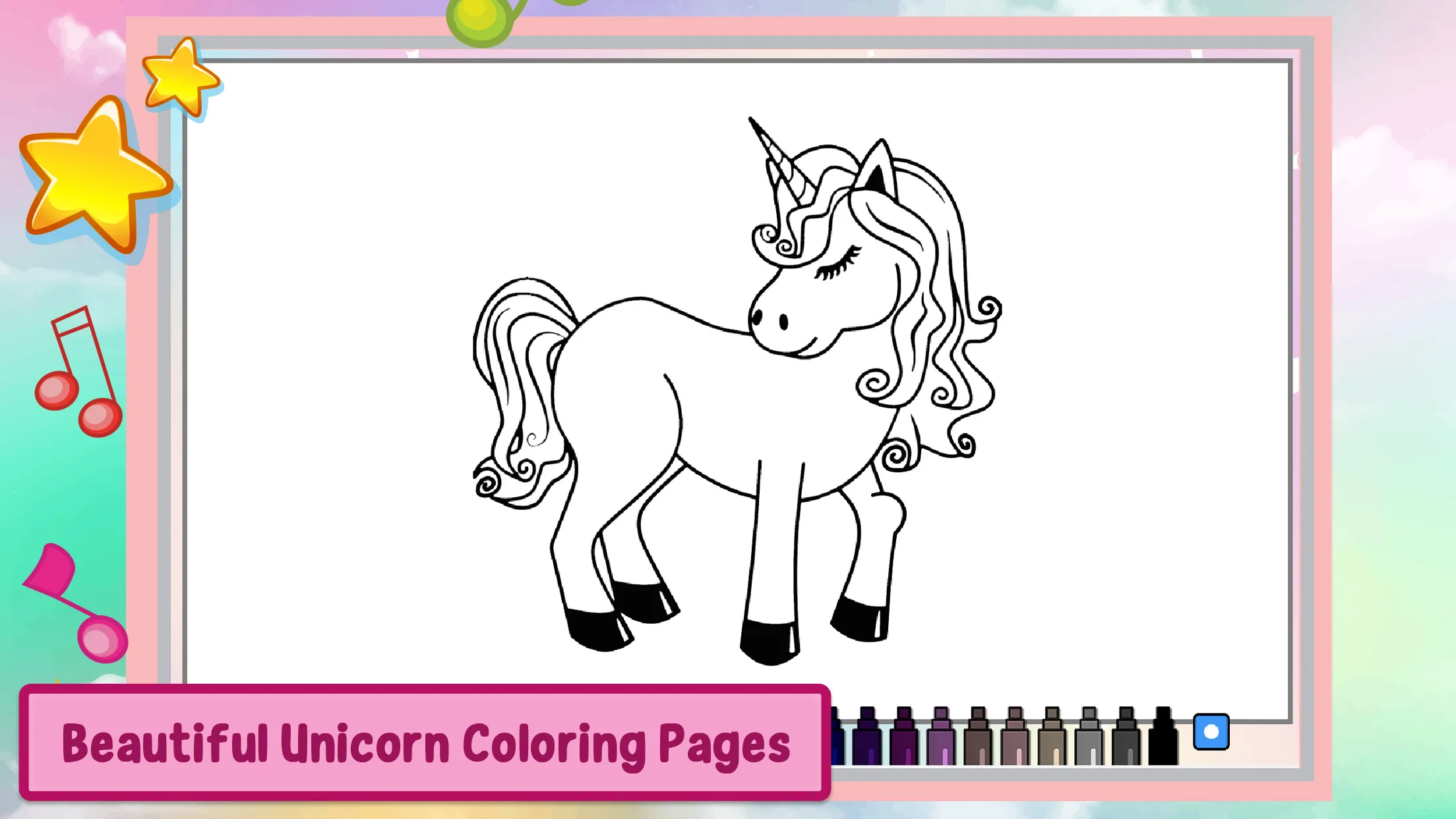 Unicorn Coloring Games Puzzle | Indus Appstore | Screenshot