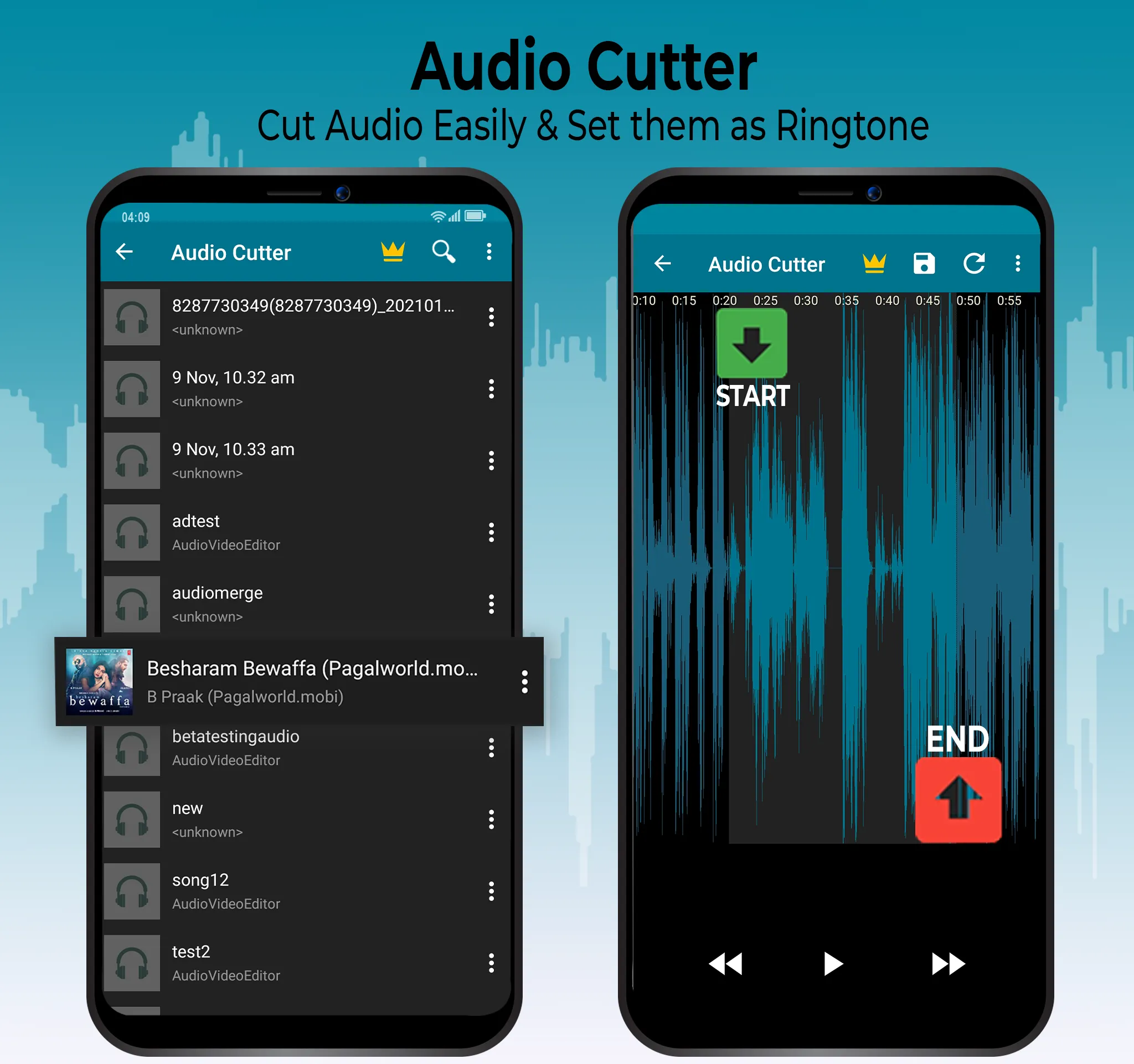 Mp3 Cutter & Video Cutter App | Indus Appstore | Screenshot