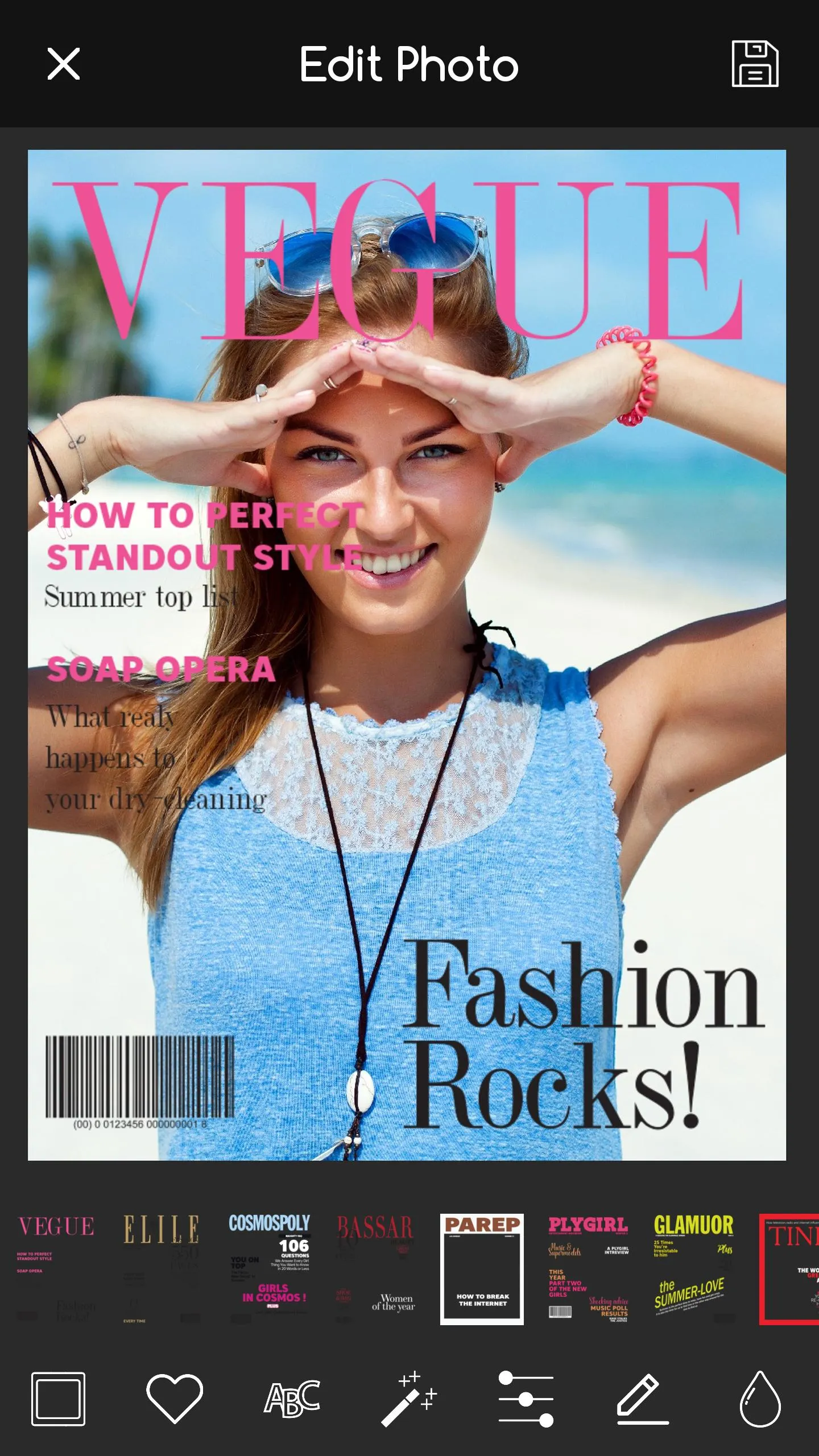 Magazine Cover Maker | Indus Appstore | Screenshot