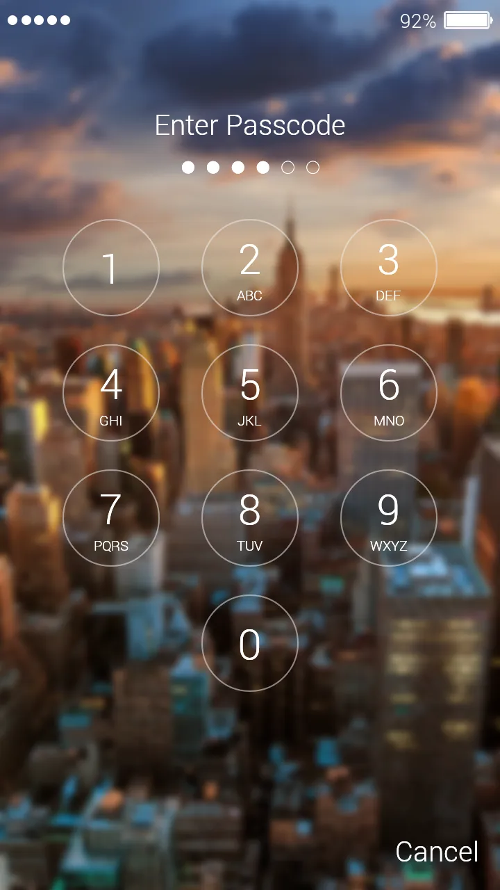 4K Pass Code Lock Screen | Indus Appstore | Screenshot