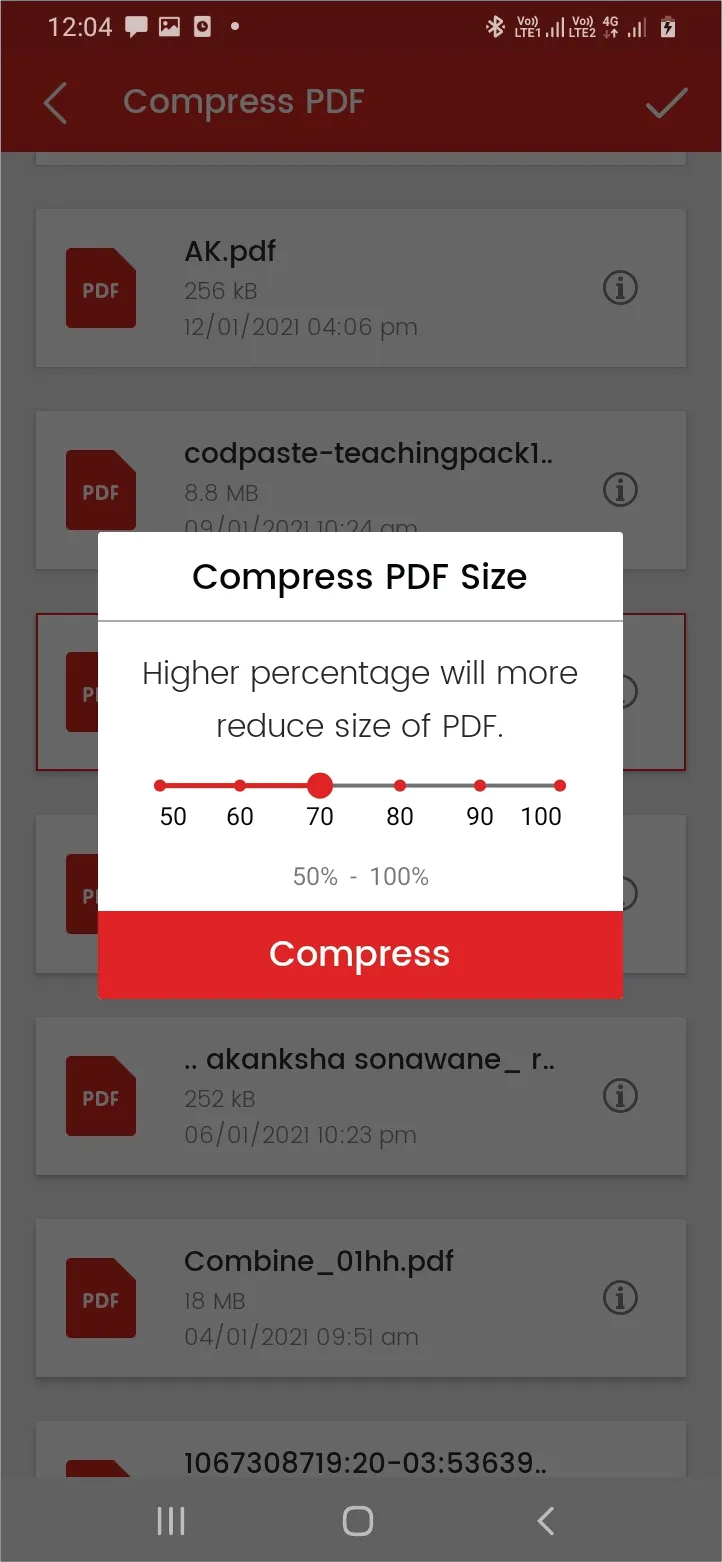 PDF Editor : Merge,Compressor | Indus Appstore | Screenshot