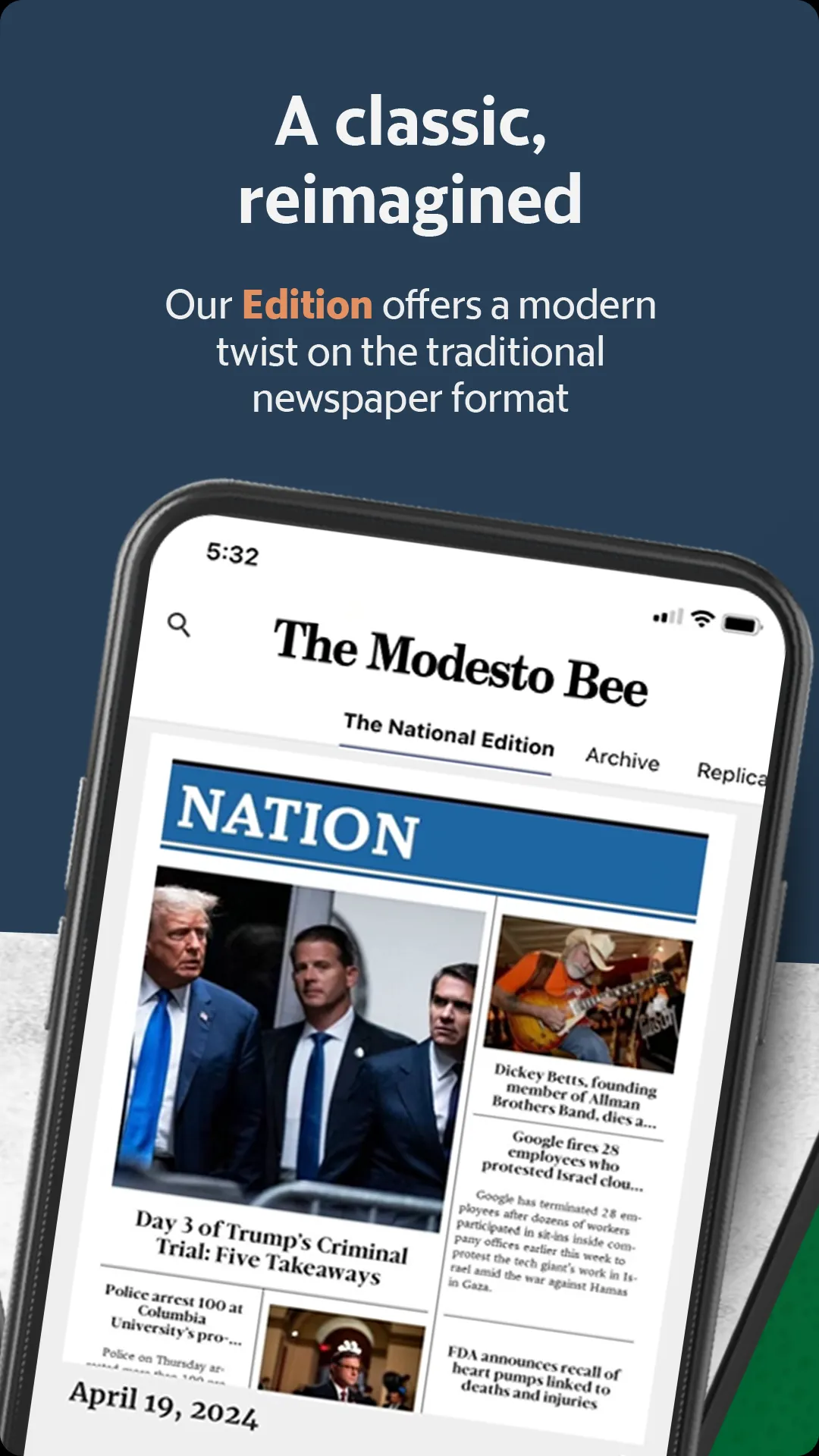 The Modesto Bee & ModBee.com | Indus Appstore | Screenshot