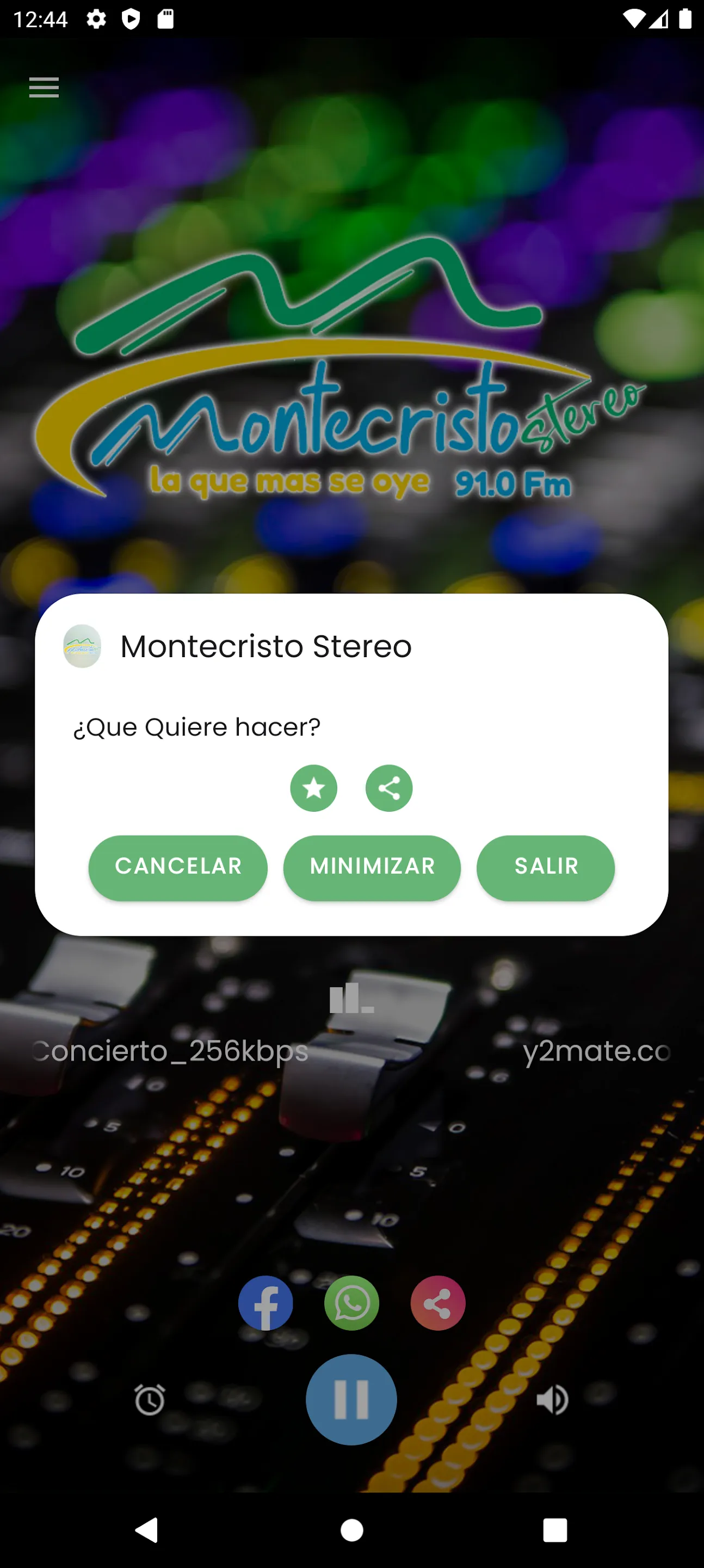 Montecristo Stereo | Indus Appstore | Screenshot