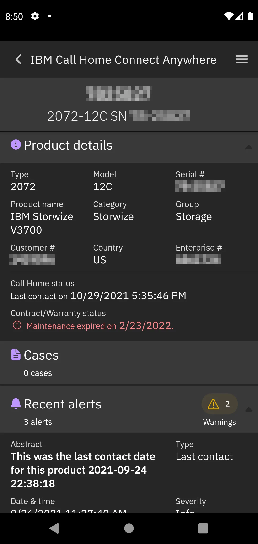 IBM Call Home Connect Anywhere | Indus Appstore | Screenshot