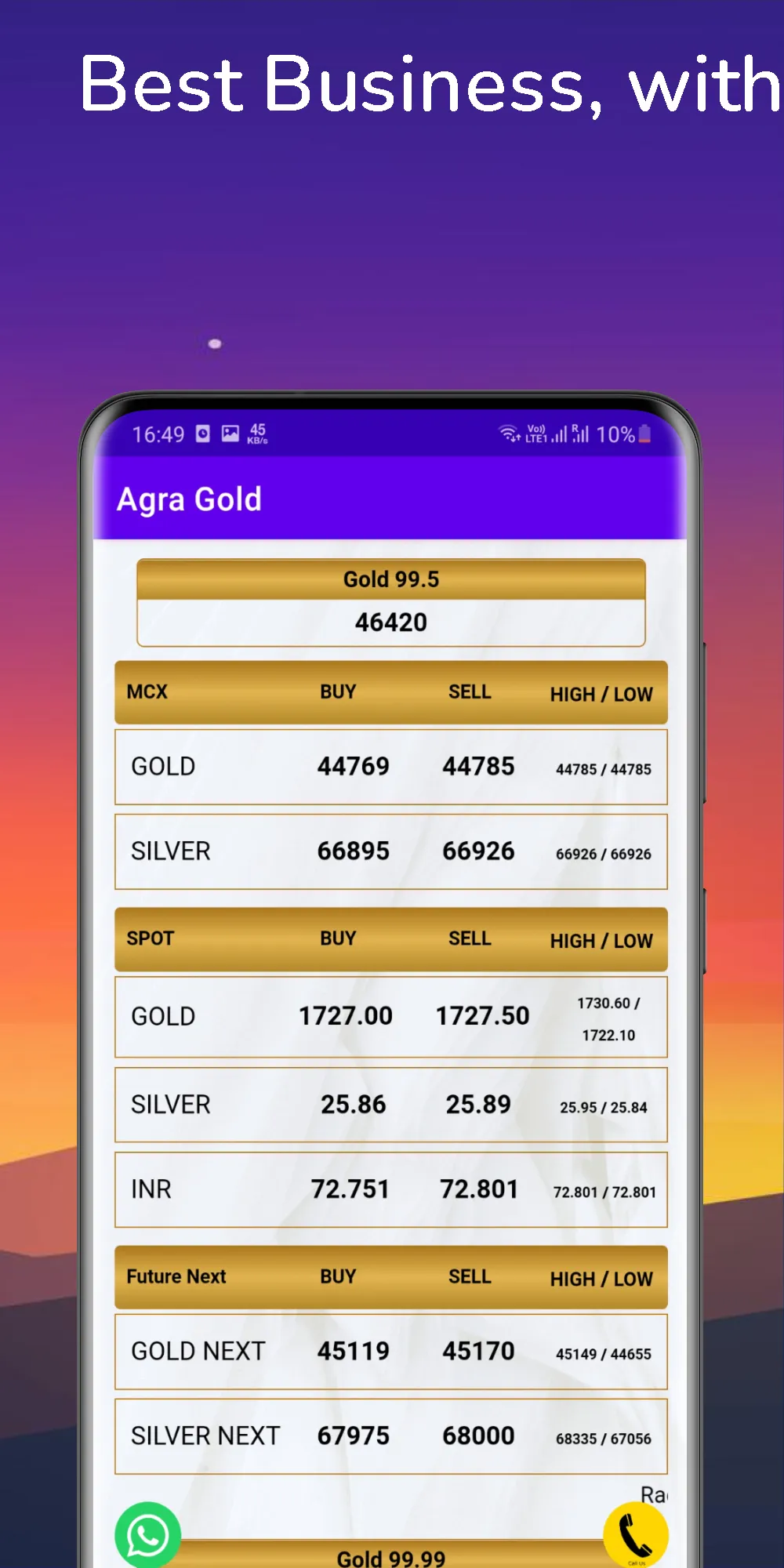 Agra Gold | Indus Appstore | Screenshot