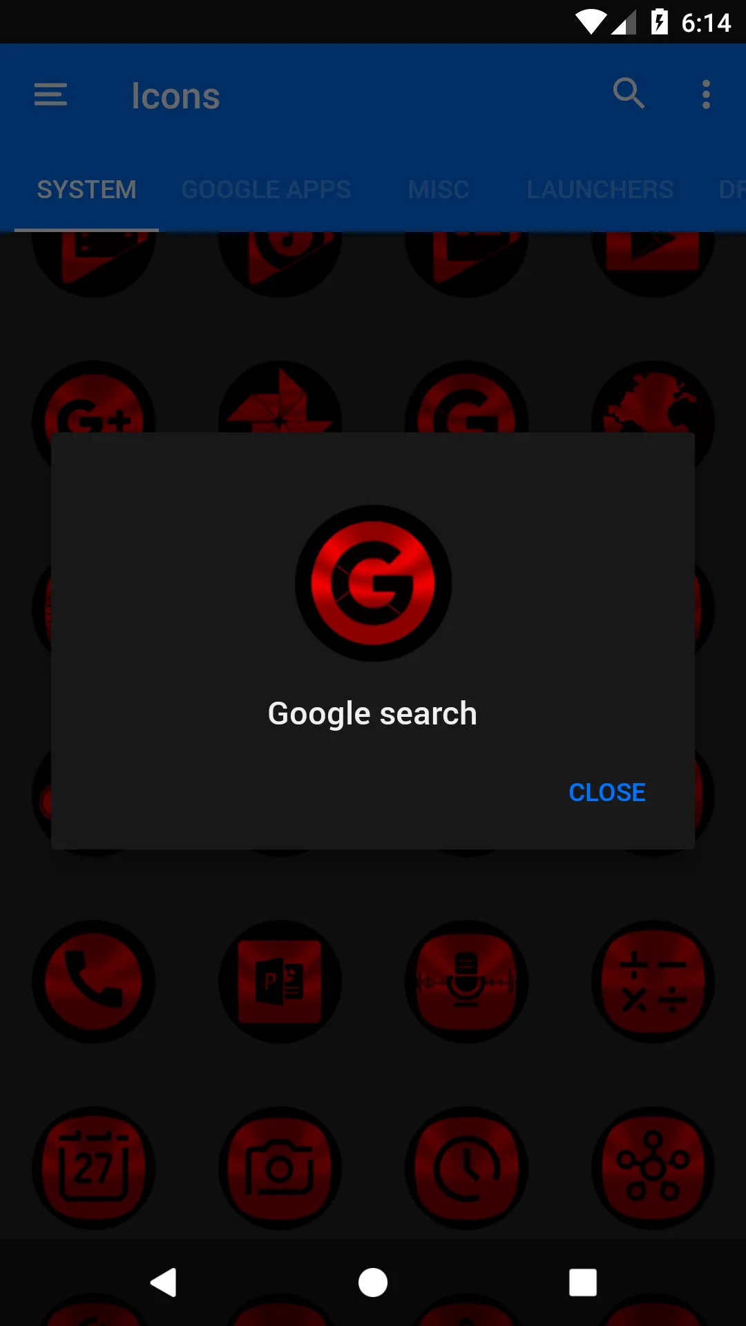 Oreo Red Icon Pack | Indus Appstore | Screenshot