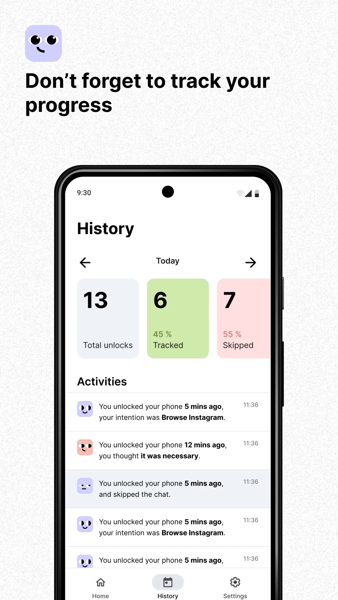 Intenty: use phone less | Indus Appstore | Screenshot