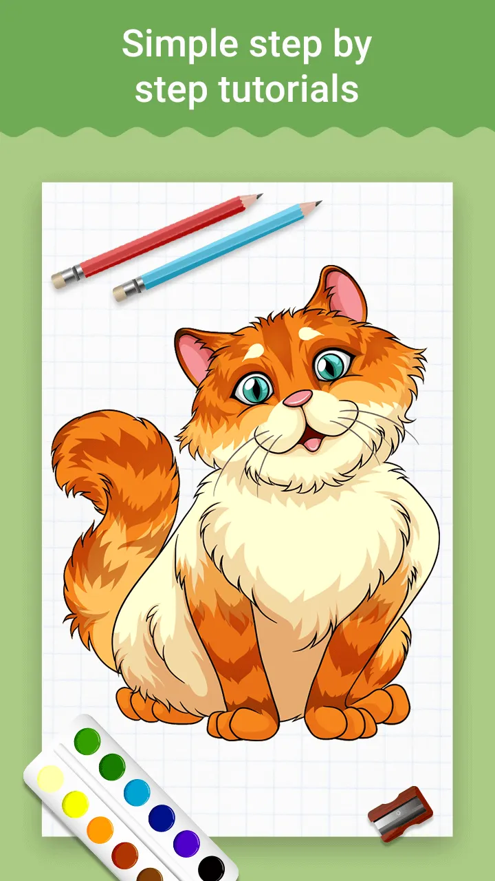 Learn to Draw Animals - Step b | Indus Appstore | Screenshot