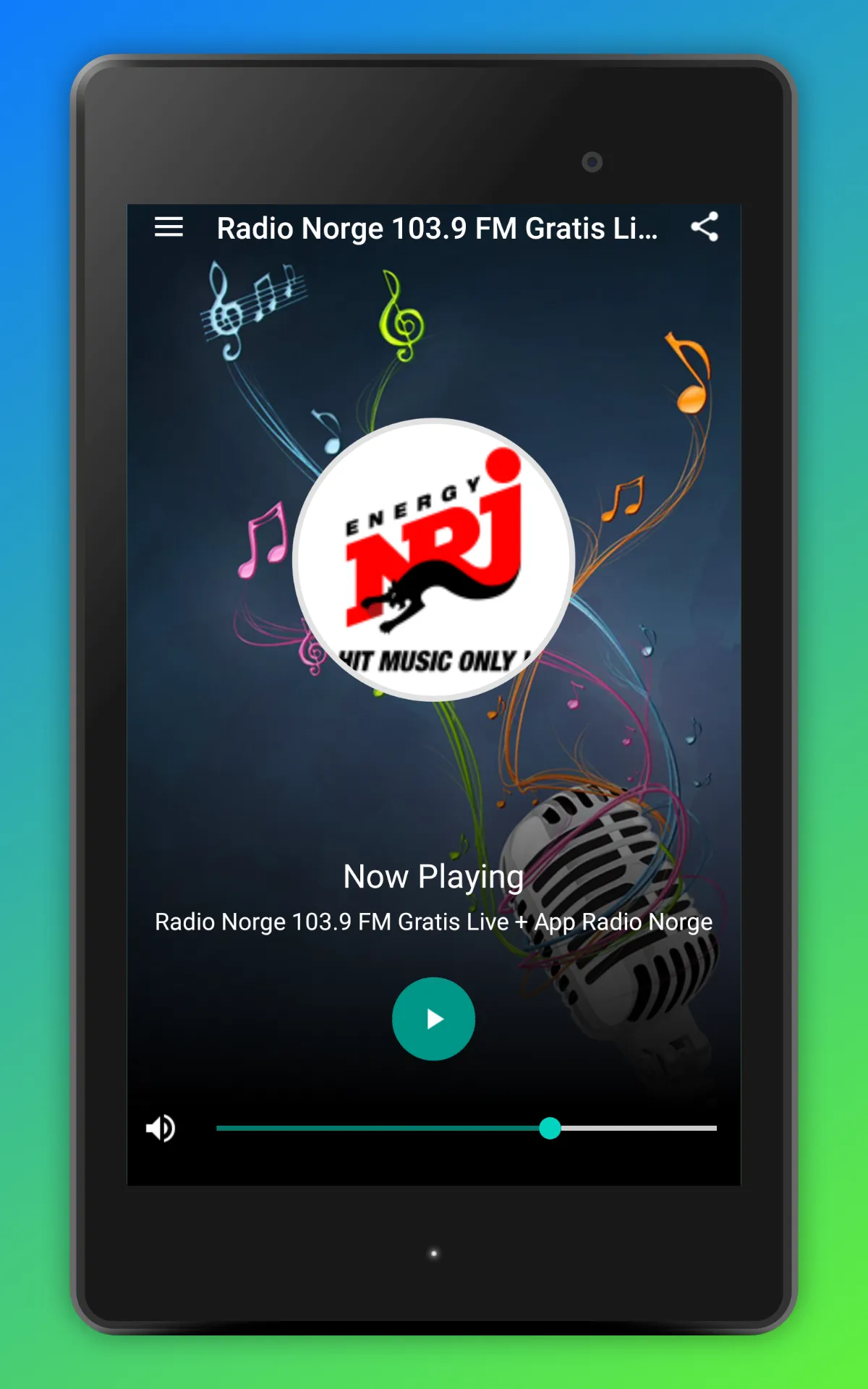 Radio Norge 103.9 FM App NO | Indus Appstore | Screenshot