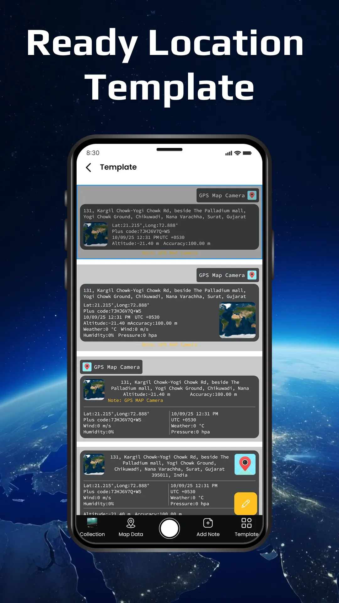 Gps Stamp Camara:Location Snap | Indus Appstore | Screenshot