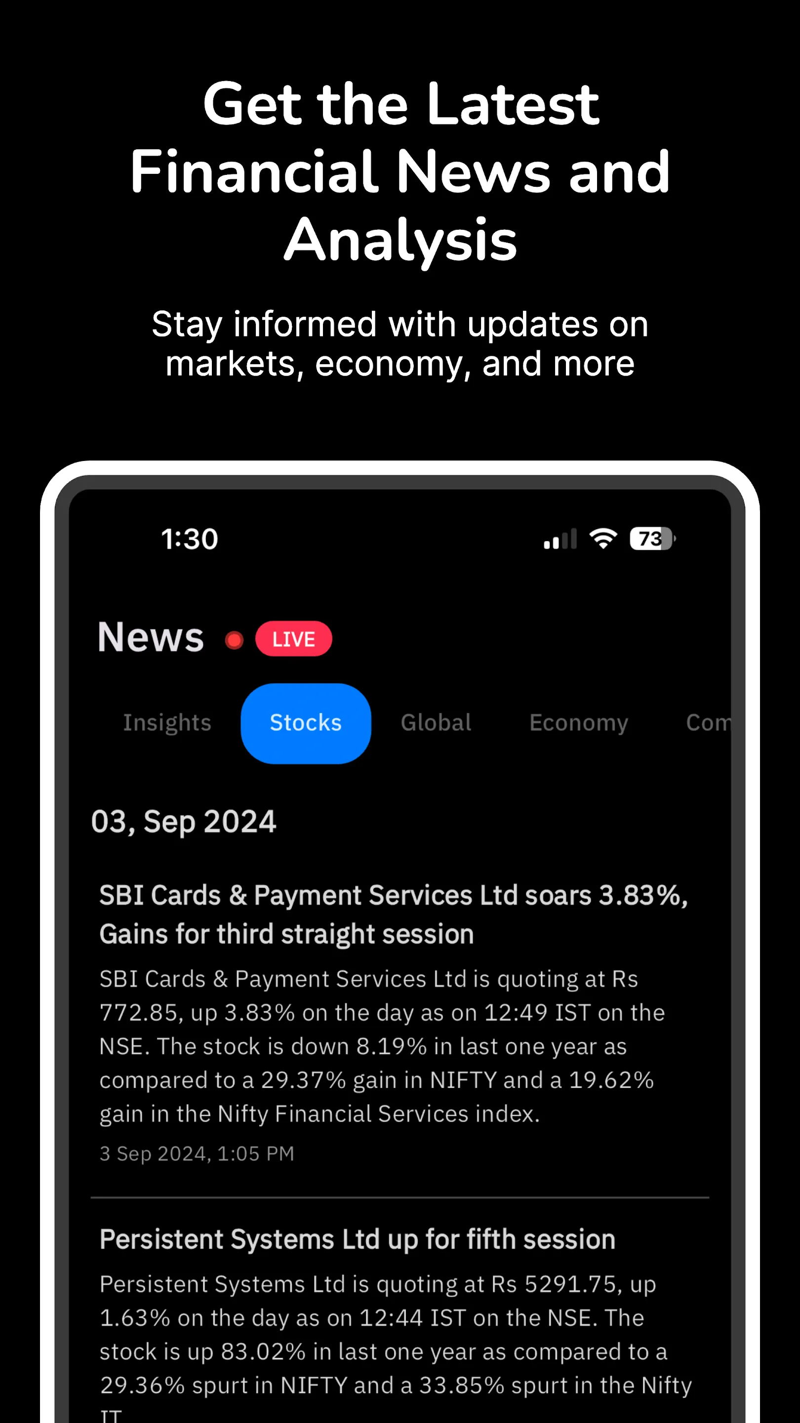 BottomStreet: Screener | Indus Appstore | Screenshot