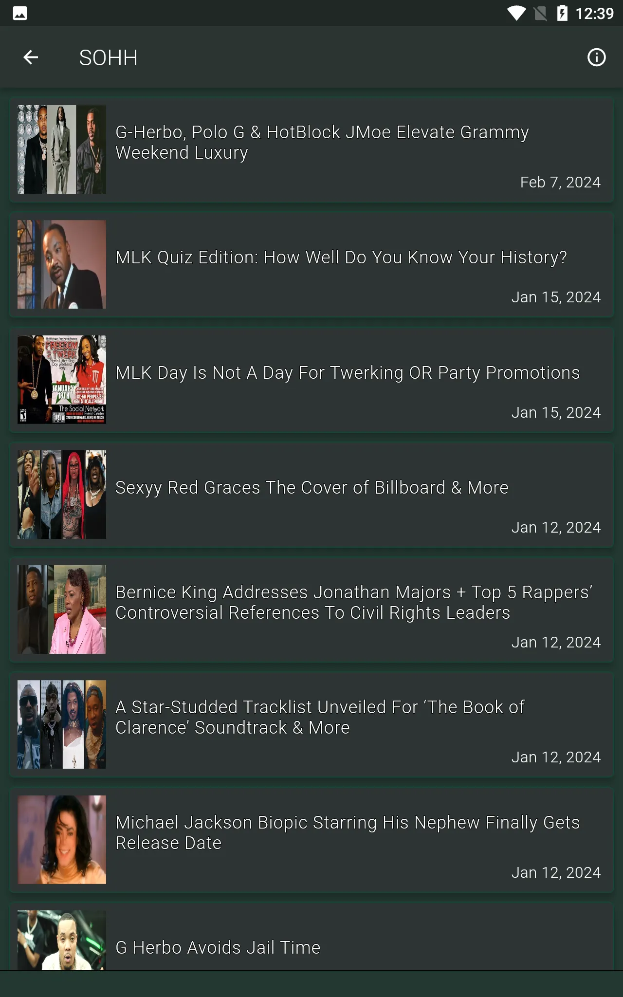 Hip Hop - Rap News RSS | Indus Appstore | Screenshot