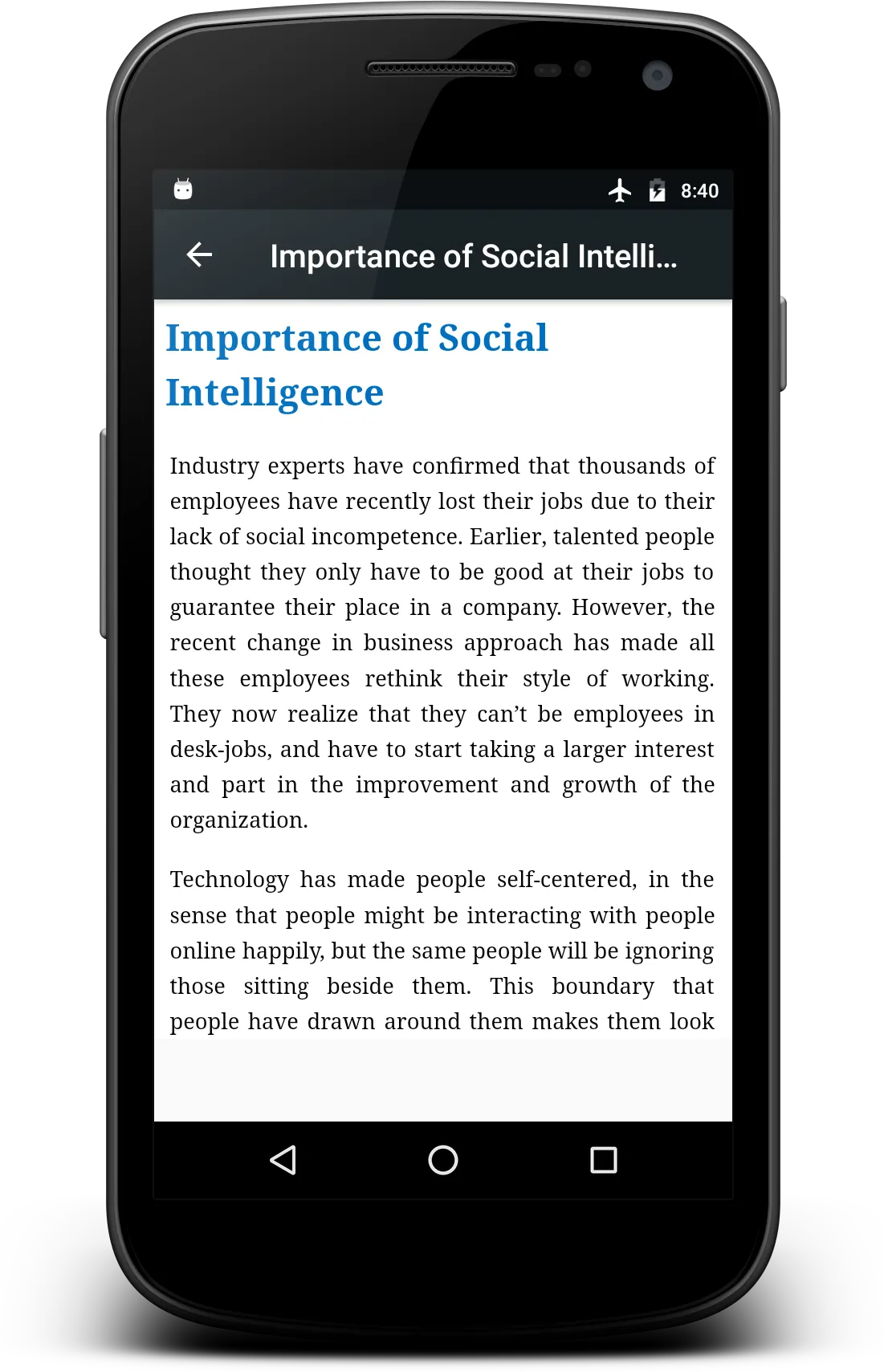 Social Intelligence | Indus Appstore | Screenshot