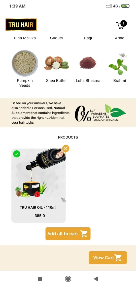 TRU HAIR & SKIN | Indus Appstore | Screenshot