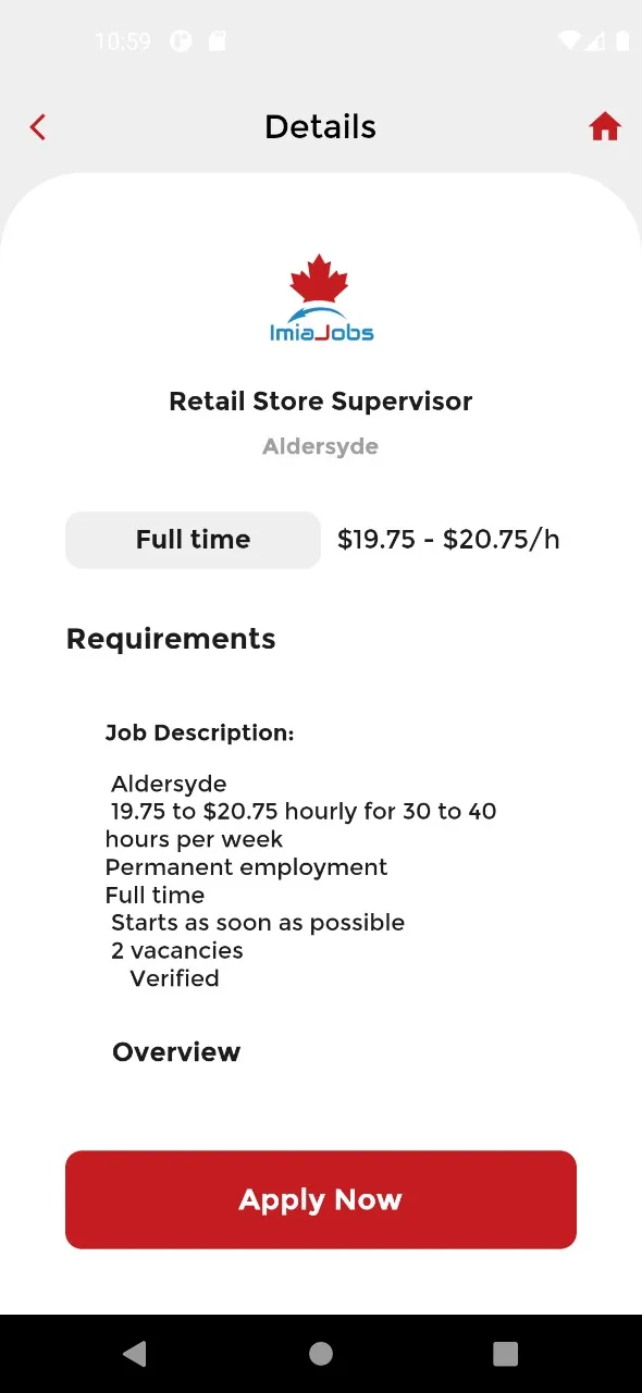 LMIAJobs | Indus Appstore | Screenshot