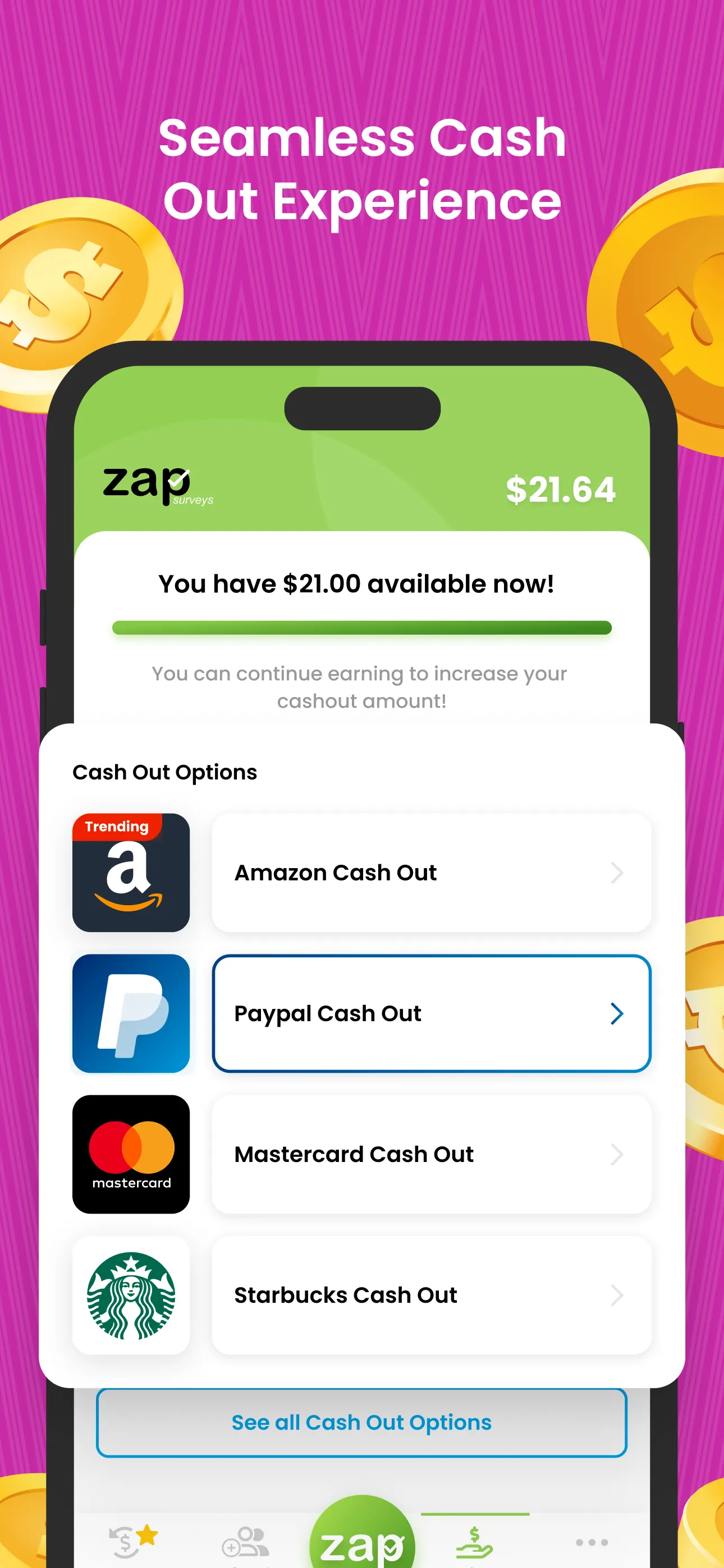 Zap Surveys: Earn Easy Rewards | Indus Appstore | Screenshot