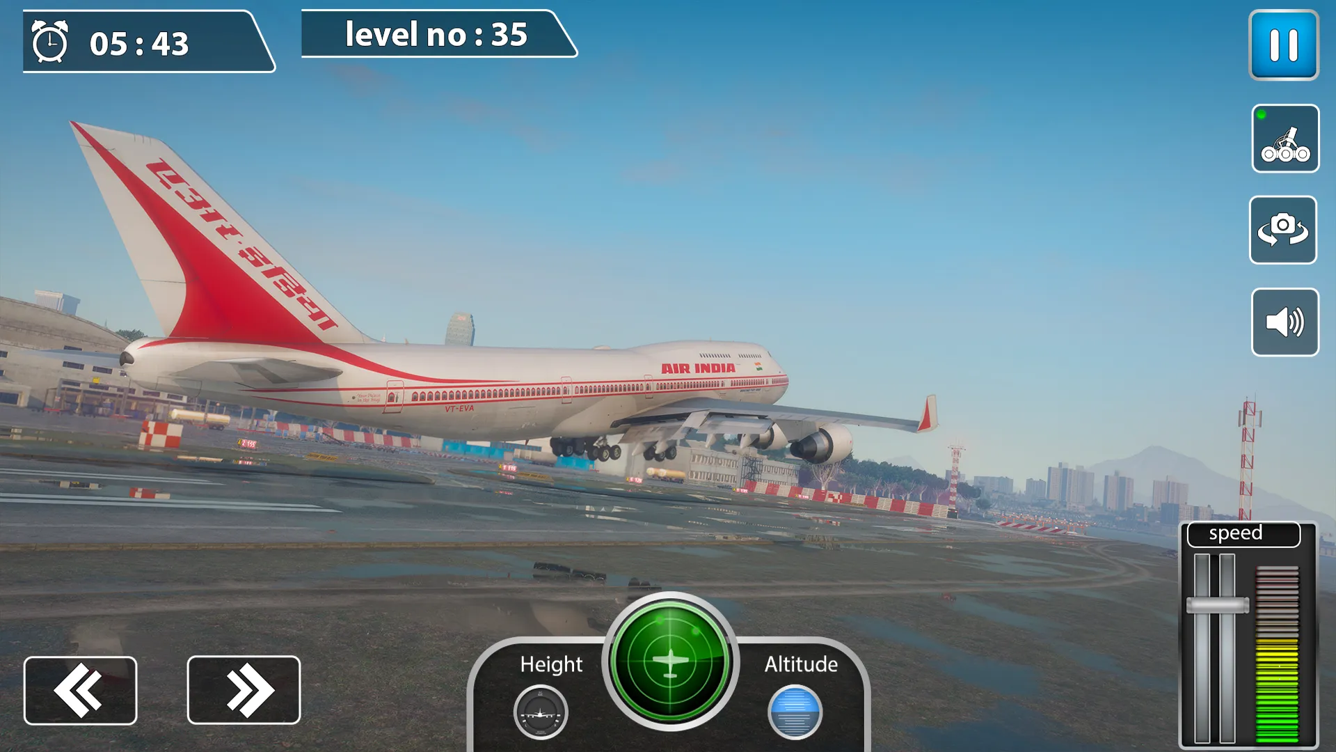 Airplane Flight 3d Simulator | Indus Appstore | Screenshot