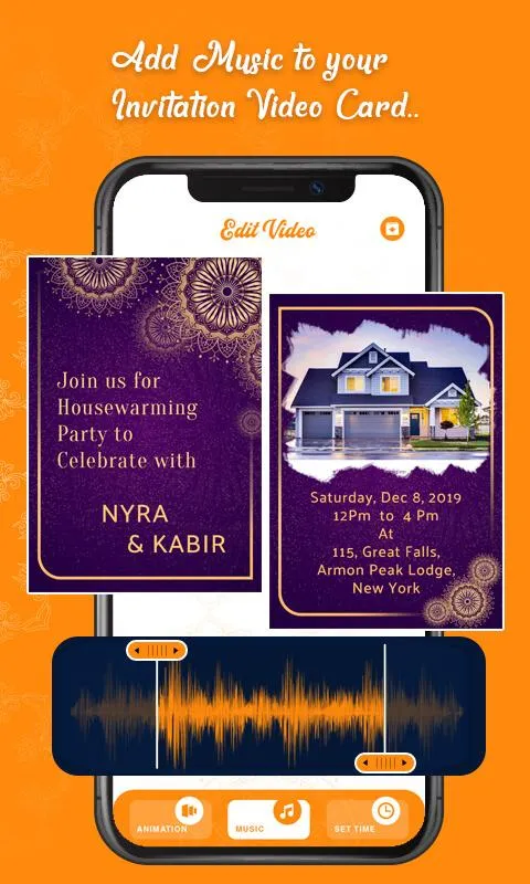 Video Invitation Maker | Indus Appstore | Screenshot
