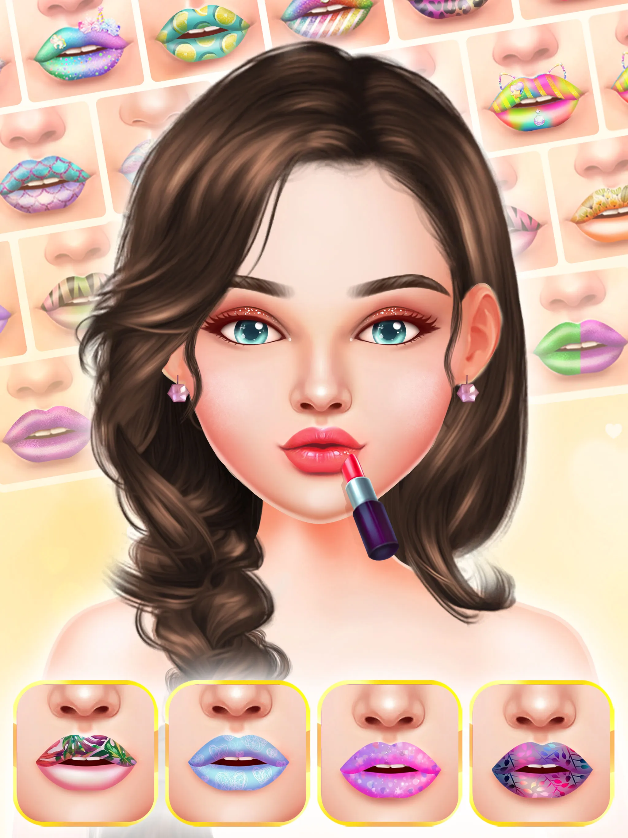 Lip Art DIY Makeover Games | Indus Appstore | Screenshot