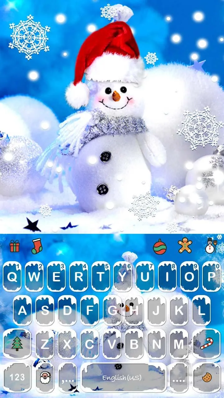 Blue Christmas Theme | Indus Appstore | Screenshot