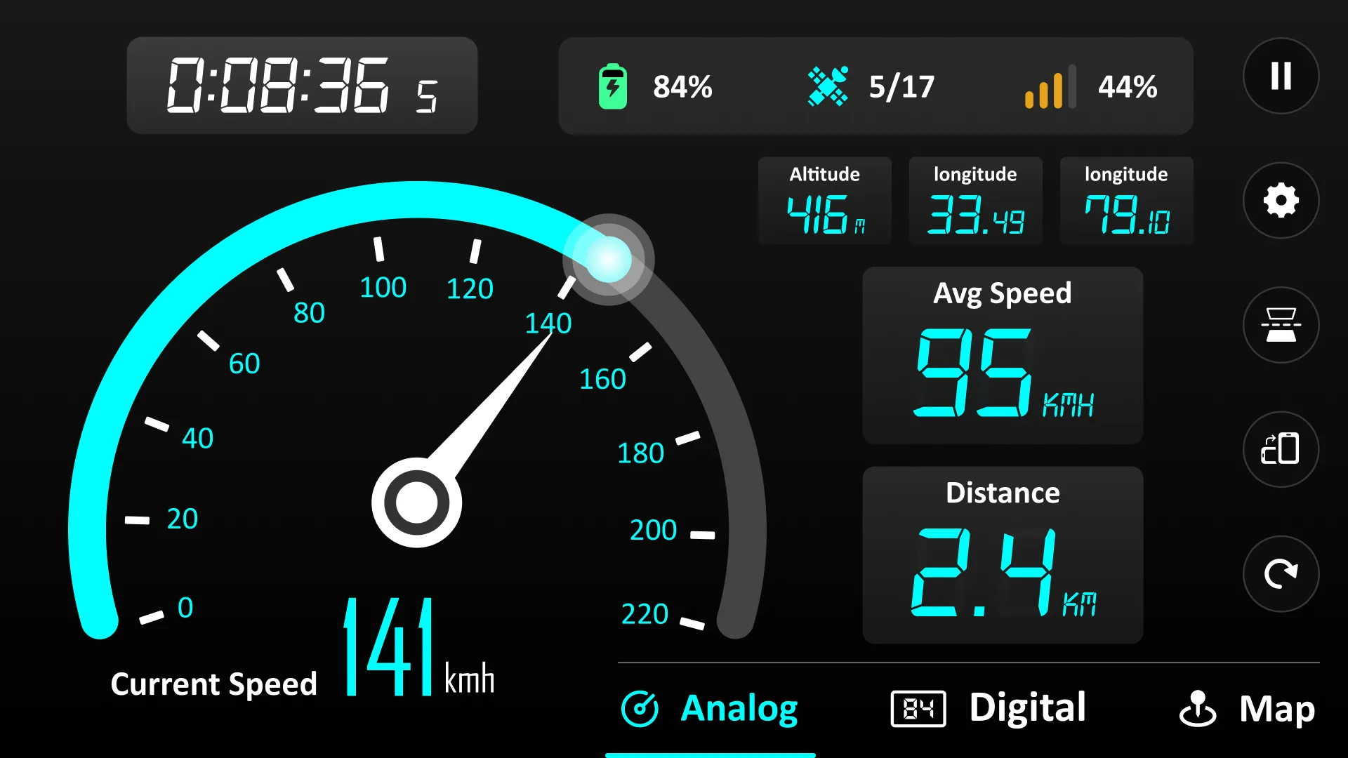 GPS Speedometer - Odometer App | Indus Appstore | Screenshot