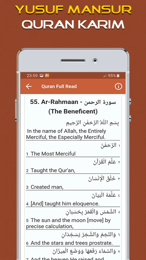 Quran Majeed Yusuf Mansur | Indus Appstore | Screenshot