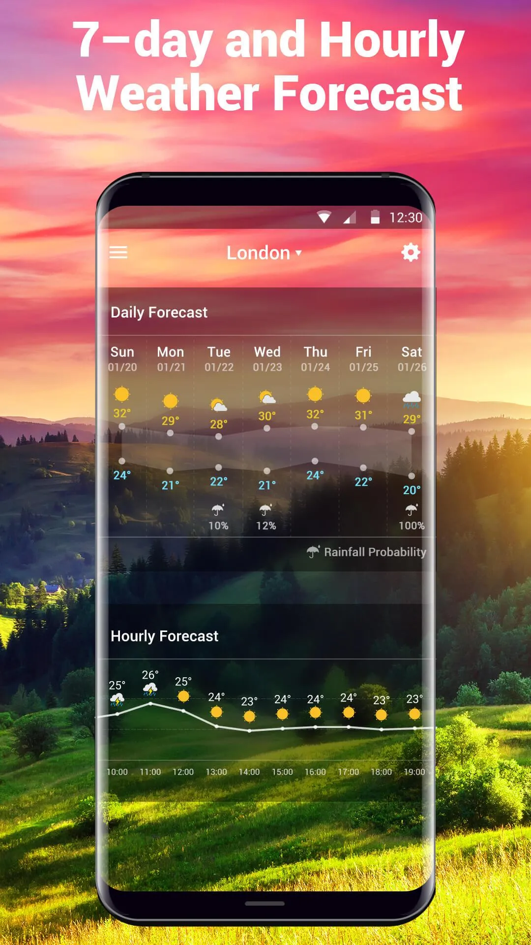 Real-time weather forecasts | Indus Appstore | Screenshot