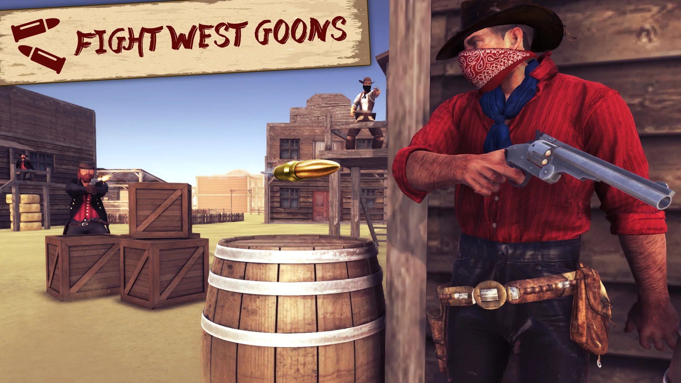 Cowboy Wild Gunfighter Games | Indus Appstore | Screenshot