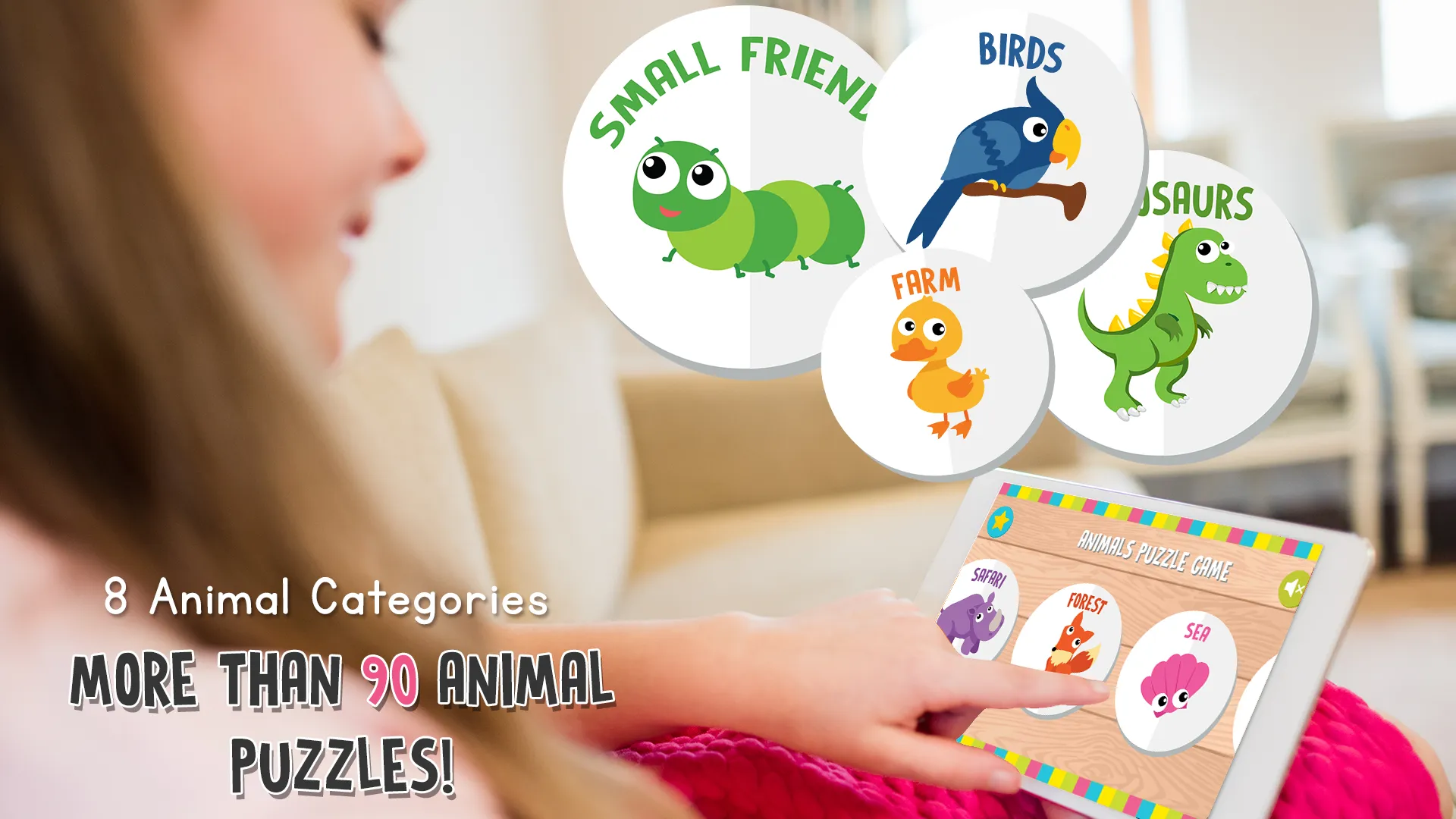 Animals Puzzle for Kids | Indus Appstore | Screenshot