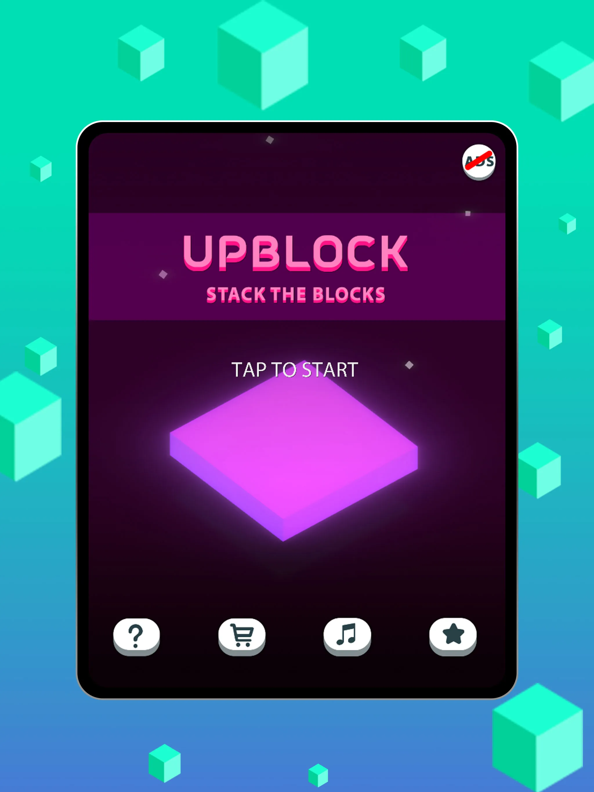 Upblock - Stack the Blocks | Indus Appstore | Screenshot