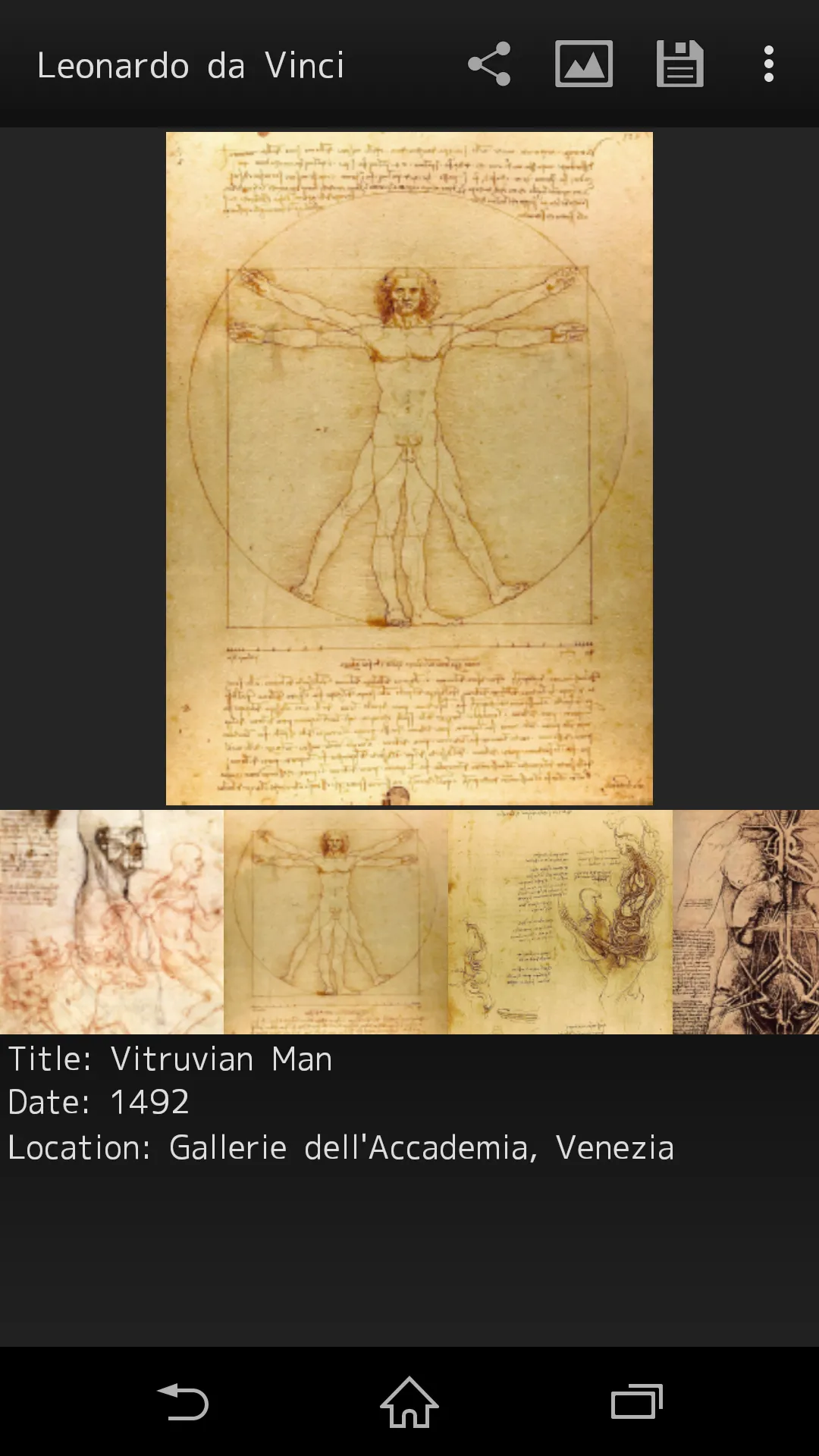 Leonardo da Vinci Paintings | Indus Appstore | Screenshot