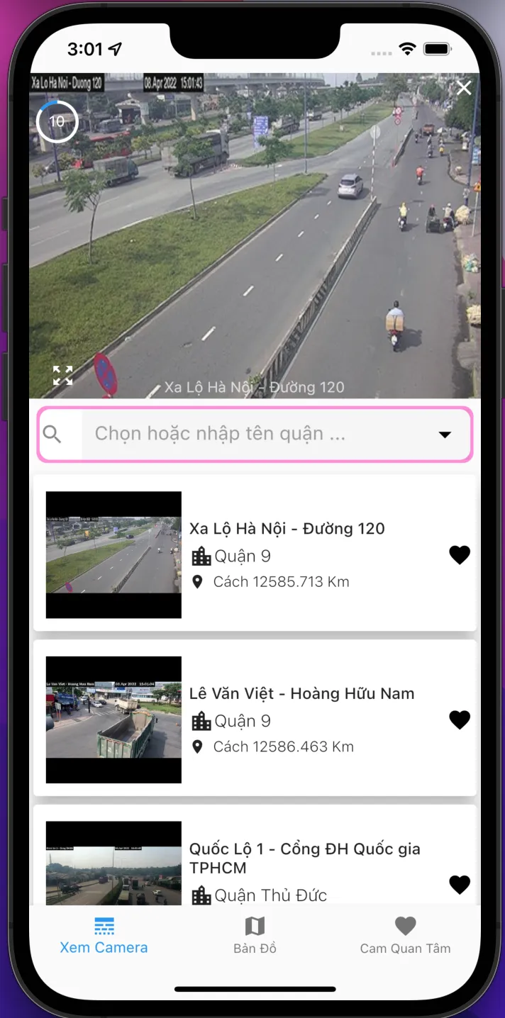 Camera Giao Thông Sài Gòn | Indus Appstore | Screenshot